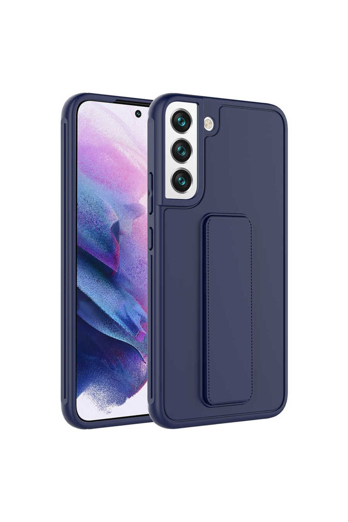 Galaxy S22 Plus Uyumlu NVTH Qstand Kılıf-Lacivert