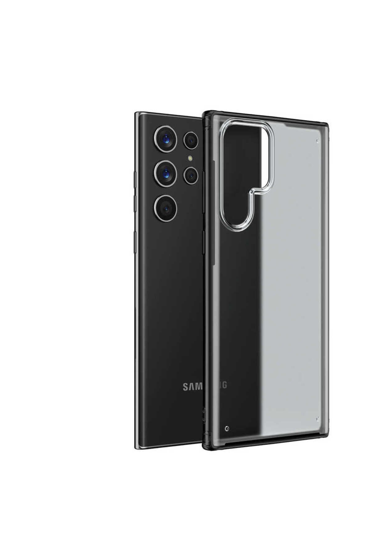 Galaxy S22 Ultra Uyumlu NVTH Volks Kılıf-Siyah