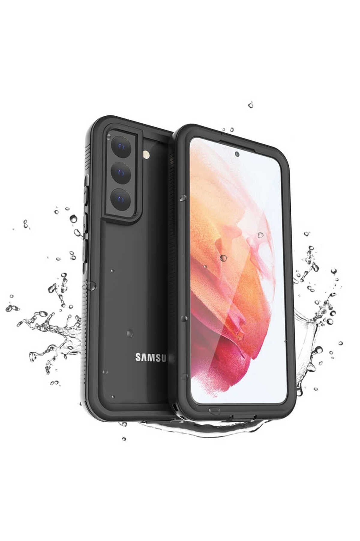 Galaxy S22 Uyumlu NVTH 1-1 Su Geçirmez Uyumlu NVTH-Siyah