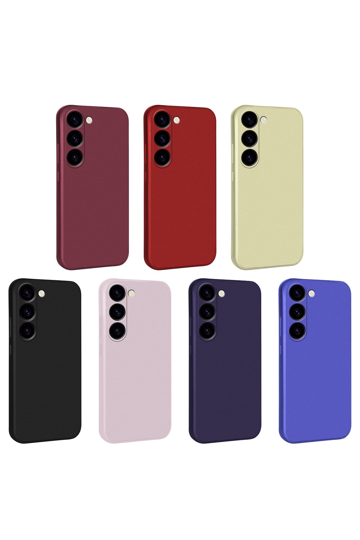 Galaxy S23 Uyumlu NVTH Premier Silikon Kılıf-Mürdüm