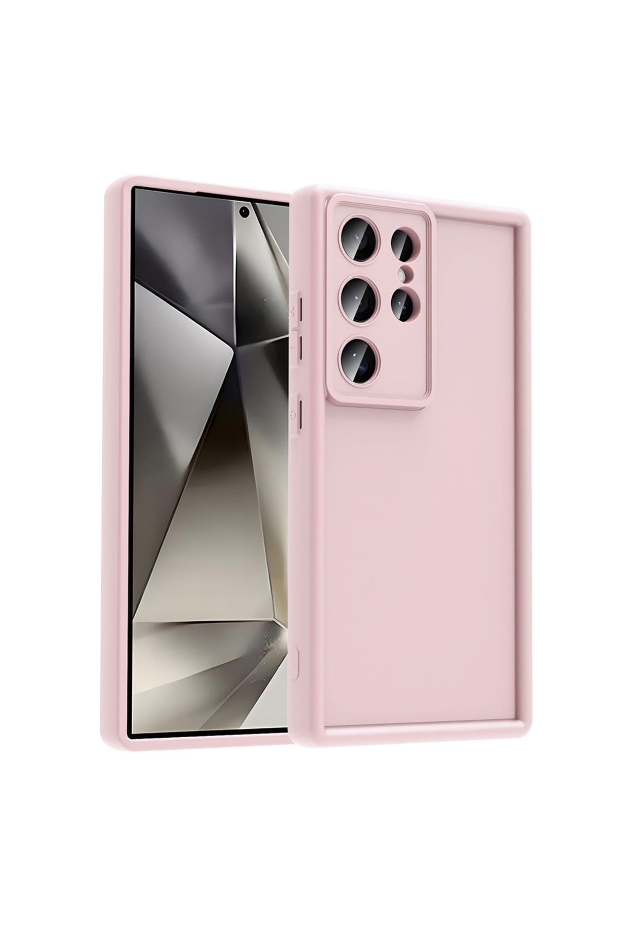 Galaxy S24 Ultra Kılıf Kamera Korumalı NVTH Ananas Kapak - Pembe