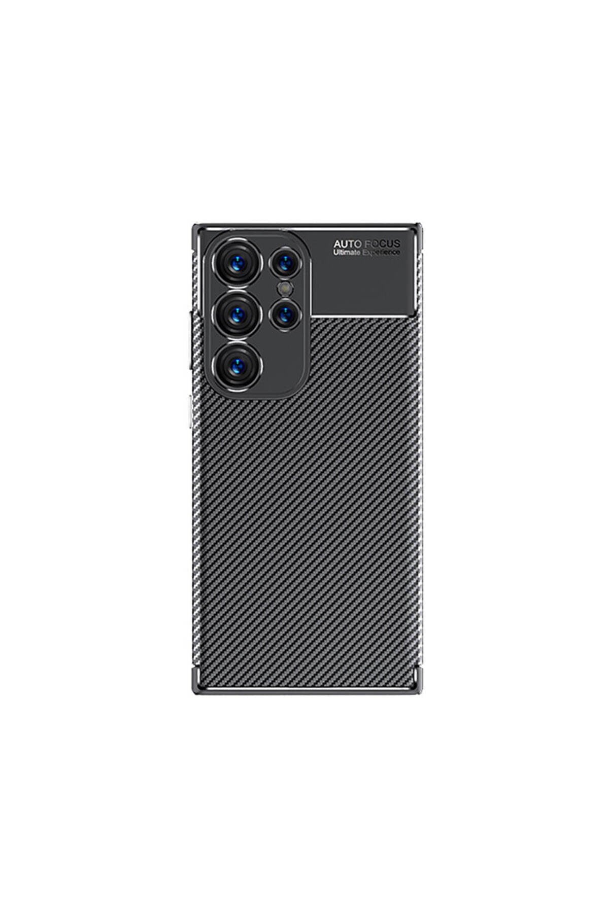 Galaxy S24 Ultra Uyumlu NVTH Negro Silikon Kılıf-Siyah
