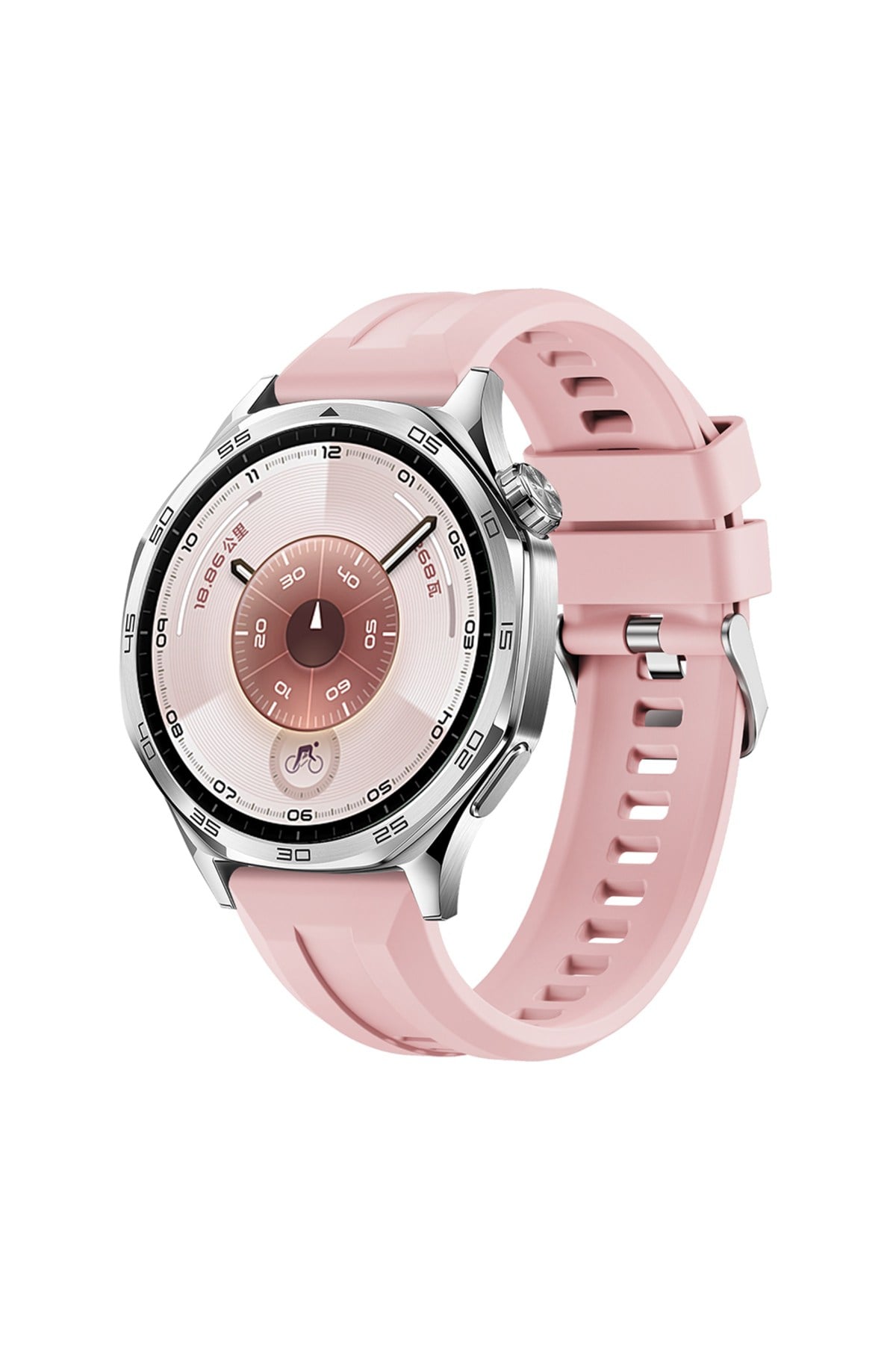 Galaxy Watch 3 45mm NVTH KRD-148 22mm Silikon Kordon - Pembe