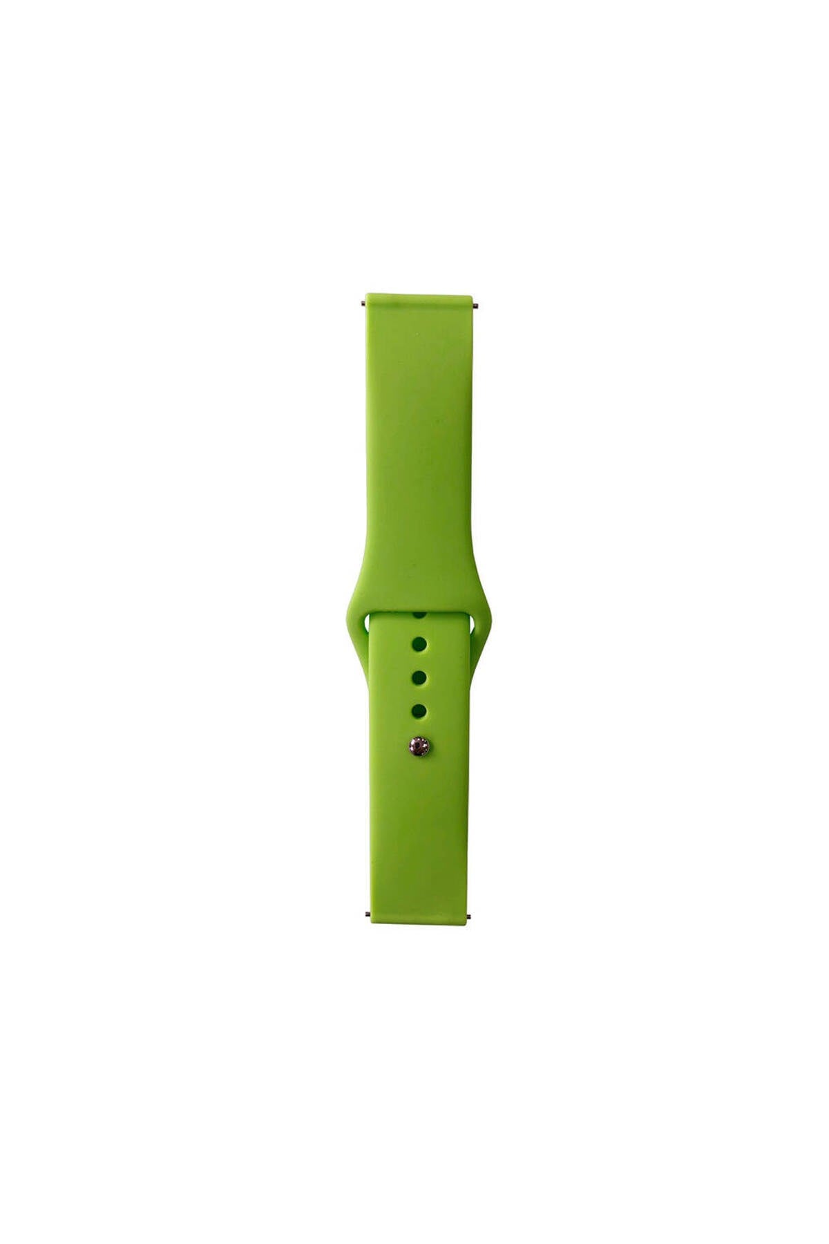 Galaxy Watch 46mm Band Serisi 22mm Klasik Kordon Silikon Strap Kayış-Yeşil