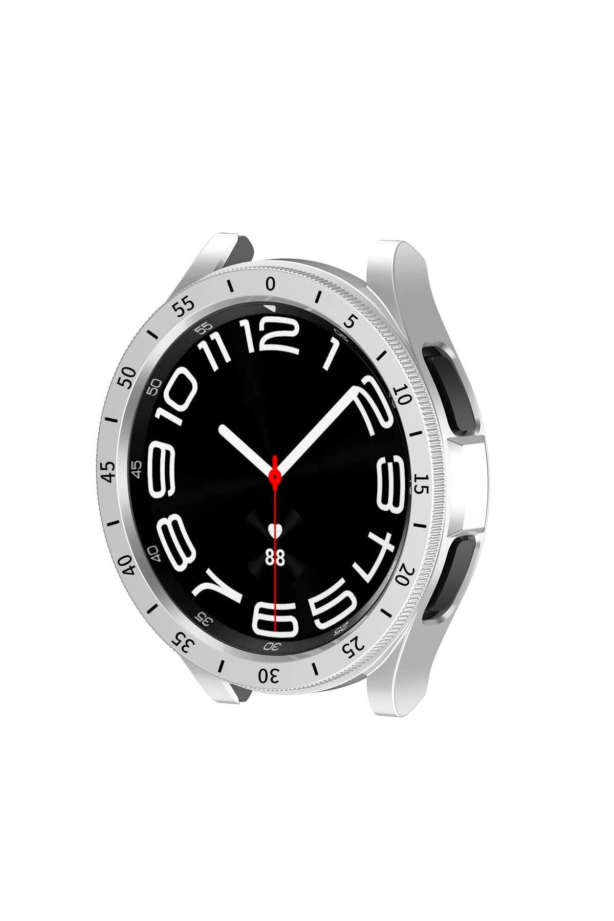 Galaxy Watch 6 Classic 43mm Sert PC Kasa ve Ekran Koruyucu NVTH Sport Watch Gard 29 - Beyaz