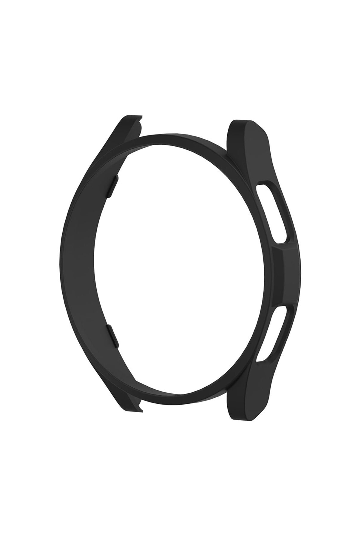 Galaxy Watch 6 Classic 47mm Sert PC Kasa Koruyucu NVTH Watch Gard 28 - Siyah