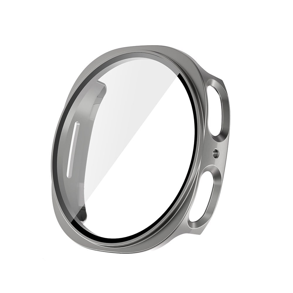 Galaxy Watch 8 40mm Sert PC Kasa ve Ekran Koruyucu NVTH Watch Gard 38 - Titanyum