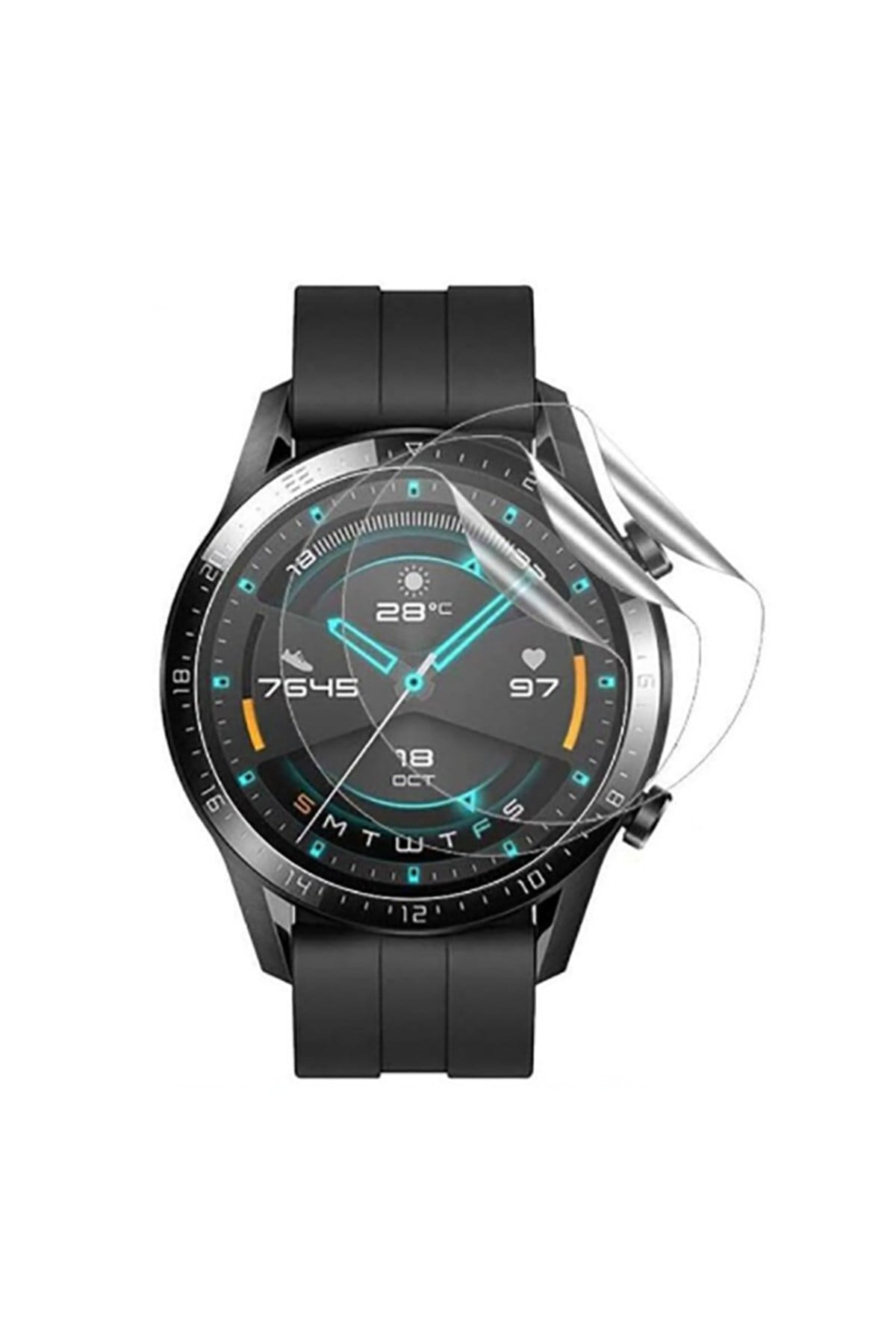Galaxy Watch Active 2 44mm NVTH Narr Tpu Body Ekran Koruyucu - Renksiz