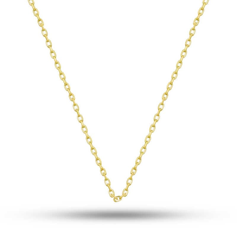 Gümüş Gold 0.30 Mikron 50 Cm Forse Kadın Zincir