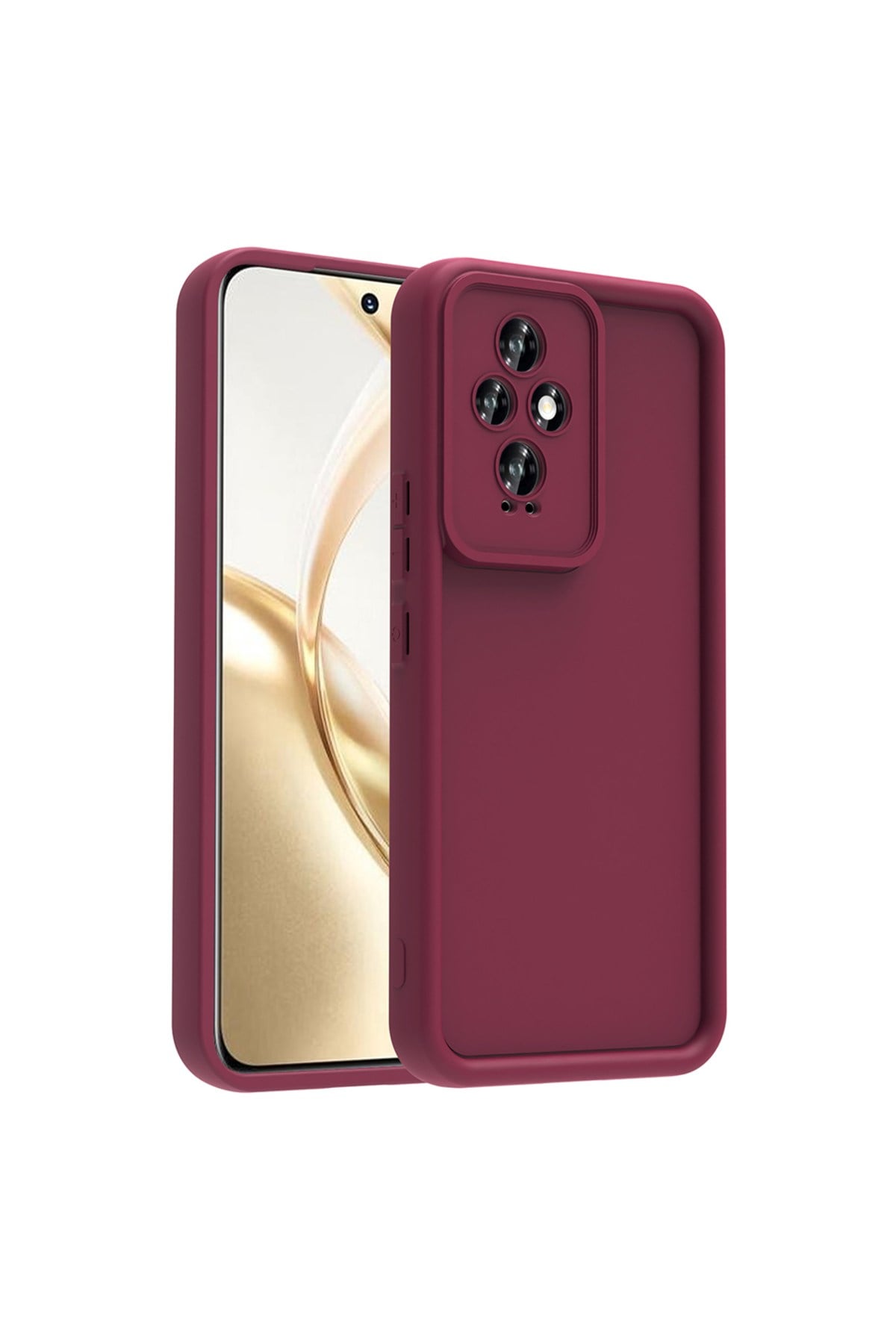 Honor 200 Kılıf Kamera Korumalı NVTH Ananas Kapak - Mürdüm