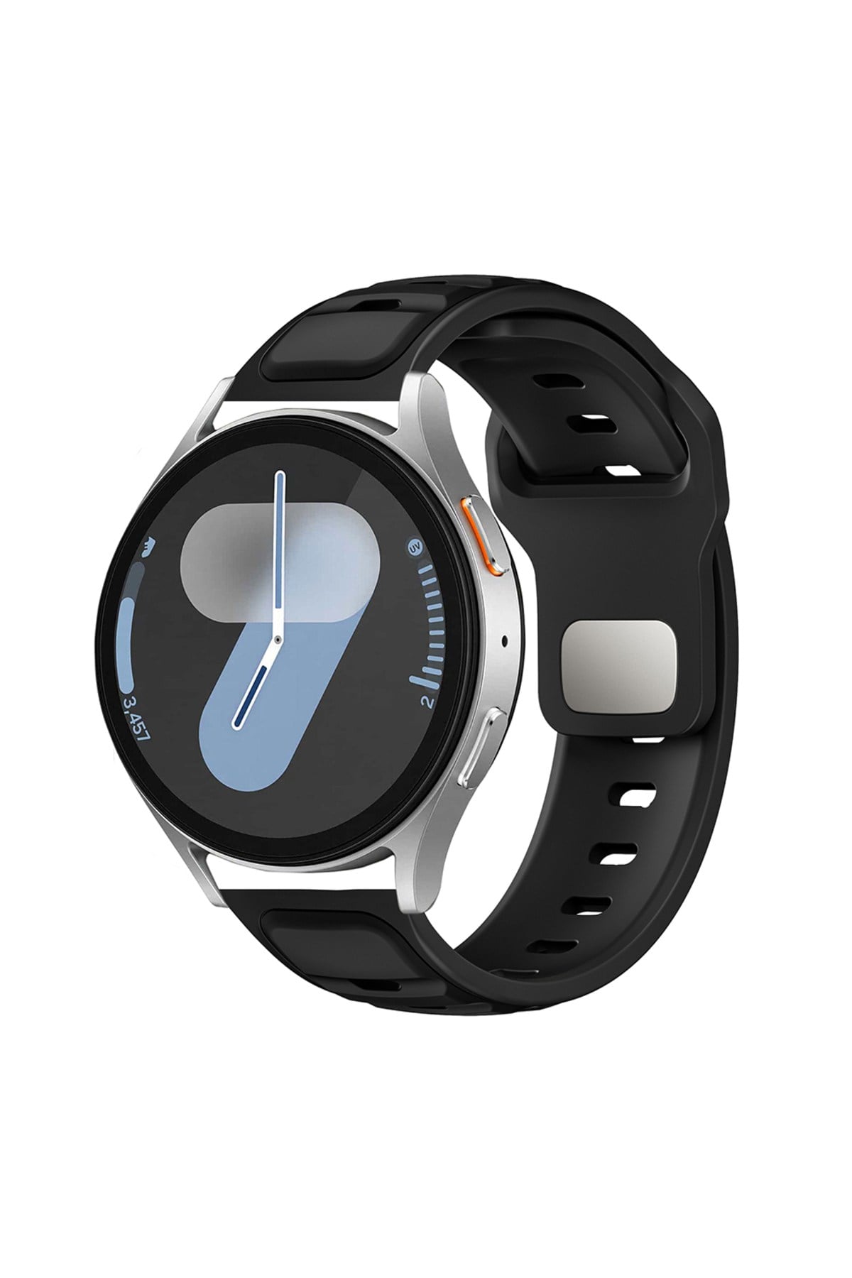 Huawei Honor Magic 2 46mm NVTH KRD-135 22mm Silikon Kordon Strap Kayış - Siyah