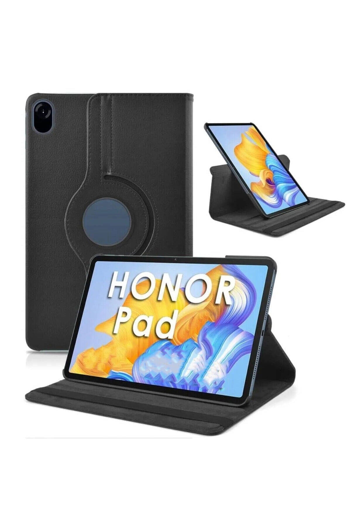 Huawei Honor Pad X8 Pro 11.5' NVTH Dönebilen Standlı Kılıf - Siyah