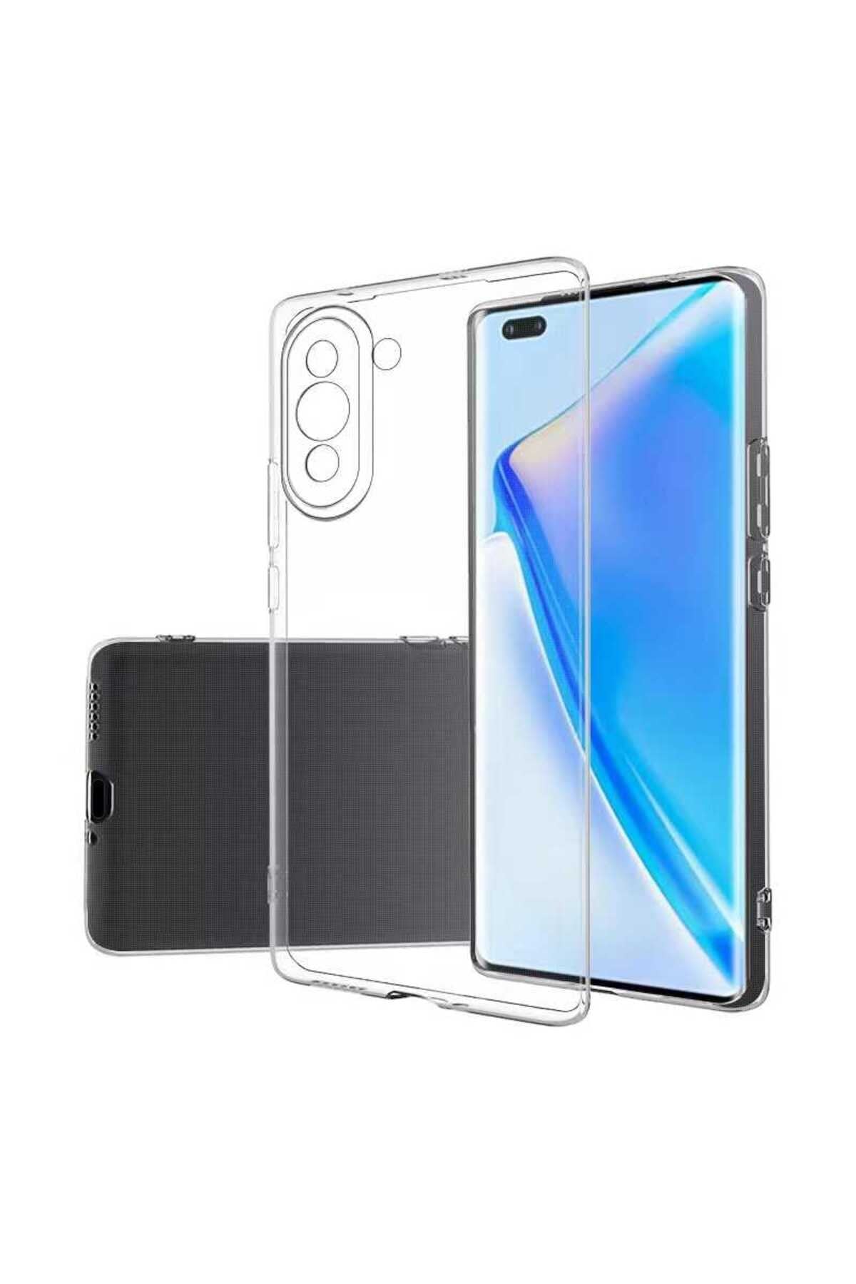 Huawei Nova 10 Kılıf NVTH Süper Silikon Kapak - Renksiz