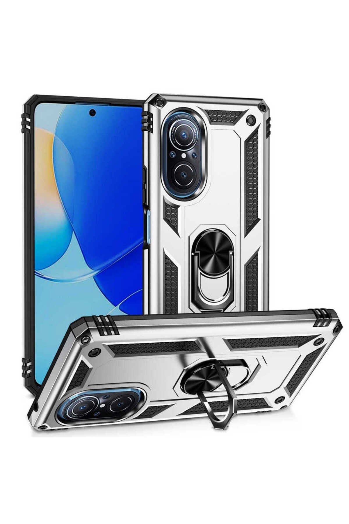 Huawei Nova 9 SE Kılıf NVTH Vega Kapak - Gri
