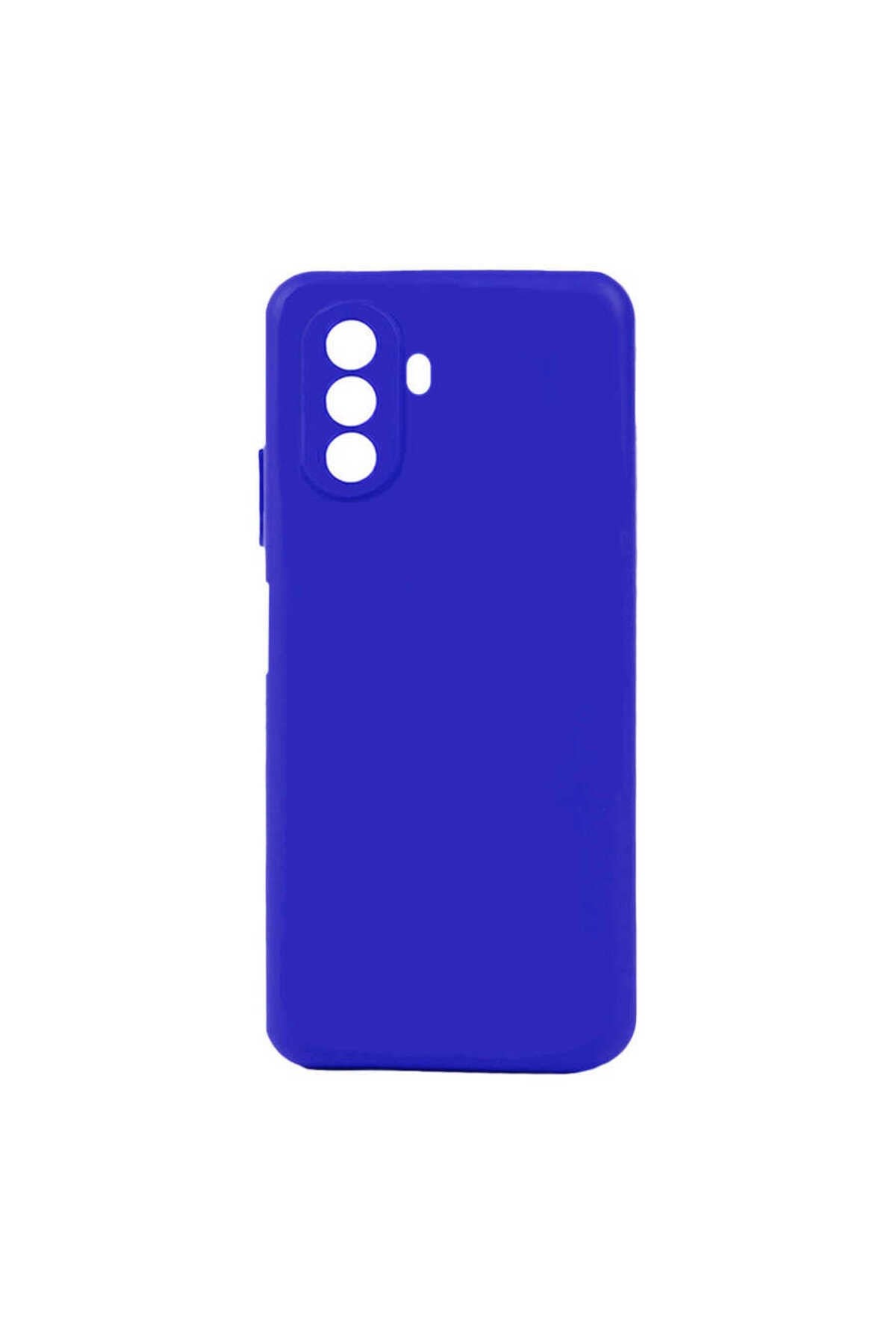 Huawei Nova Y70 Kılıf NVTH Biye Silikon - Mavi