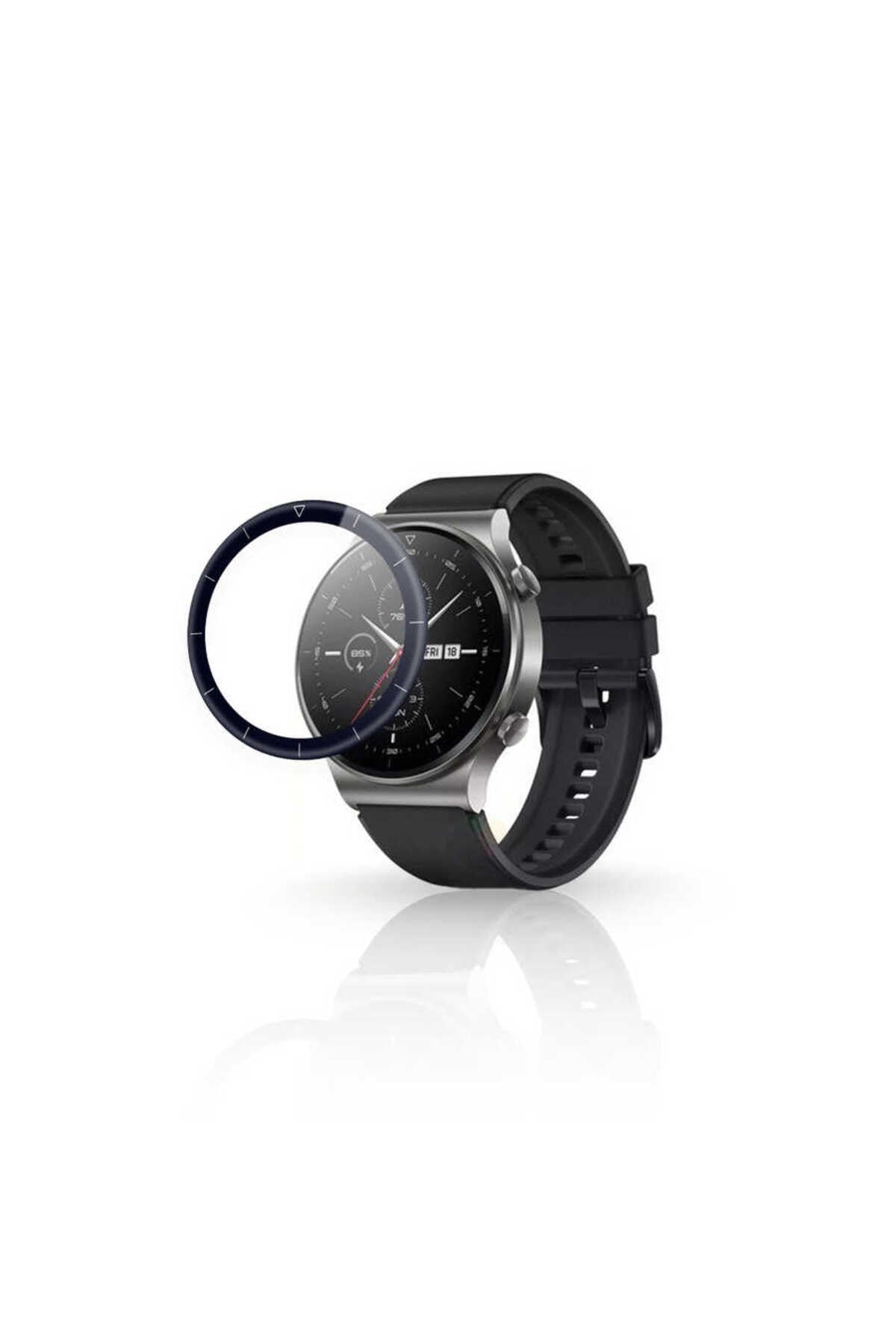 Huawei Watch GT2 Pro NVTH PMMA Pet Saat Ekran Koruyucu - Siyah