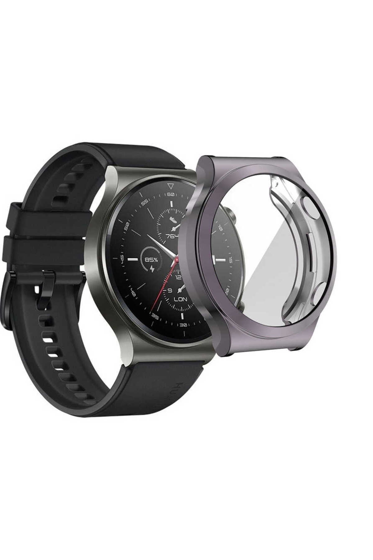Huawei Watch GT2 Pro NVTH Watch Gard 02 Ekran Koruyucu - Gri