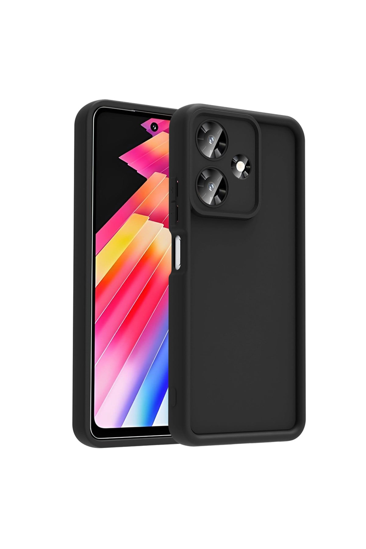 İnfinix Hot 30İ Kılıf Kamera Korumalı NVTH Ananas Kapak - Siyah