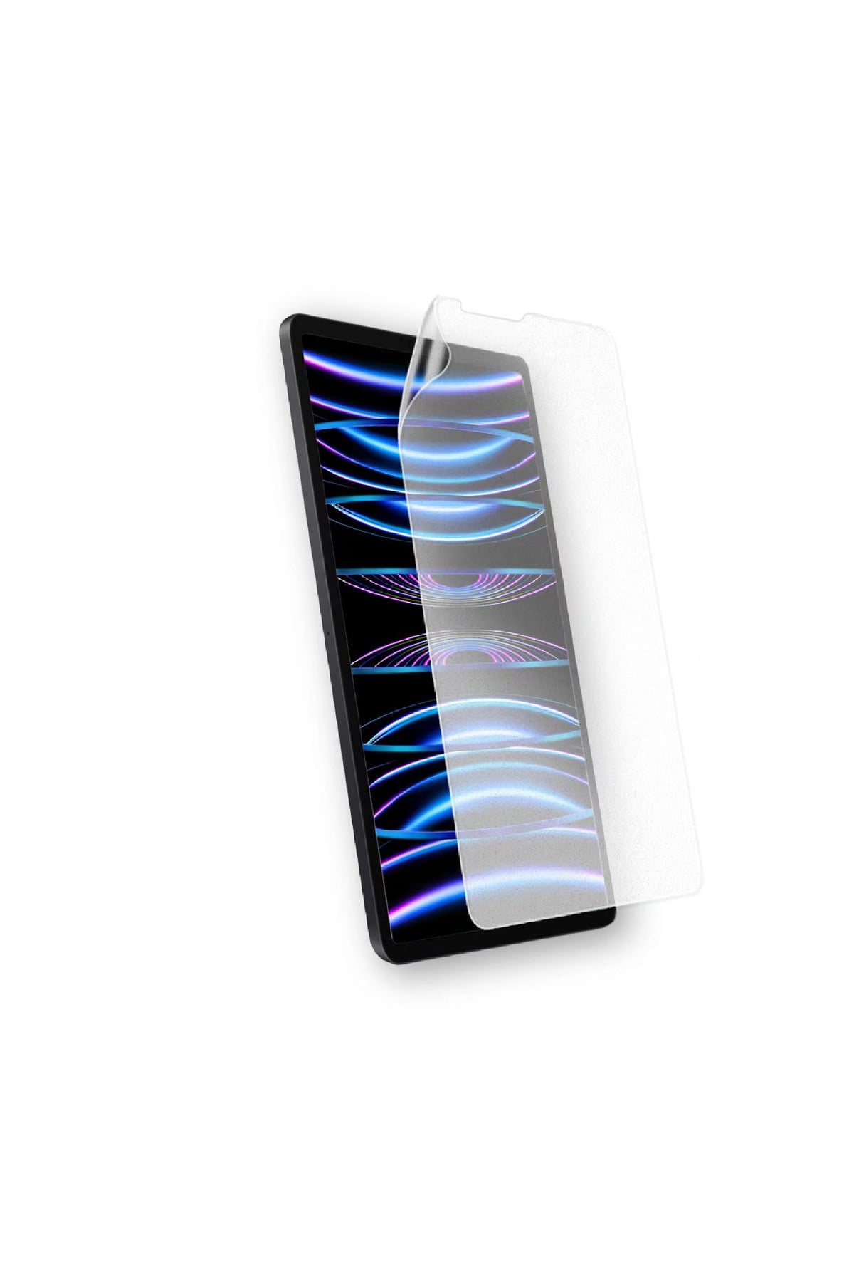 iPad Pro 12.9 2020 (4.Nesil) Kağıt Hisli Mat Uyumlu Davin Paper Like Tablet Ekran Koruyucu-Renksiz