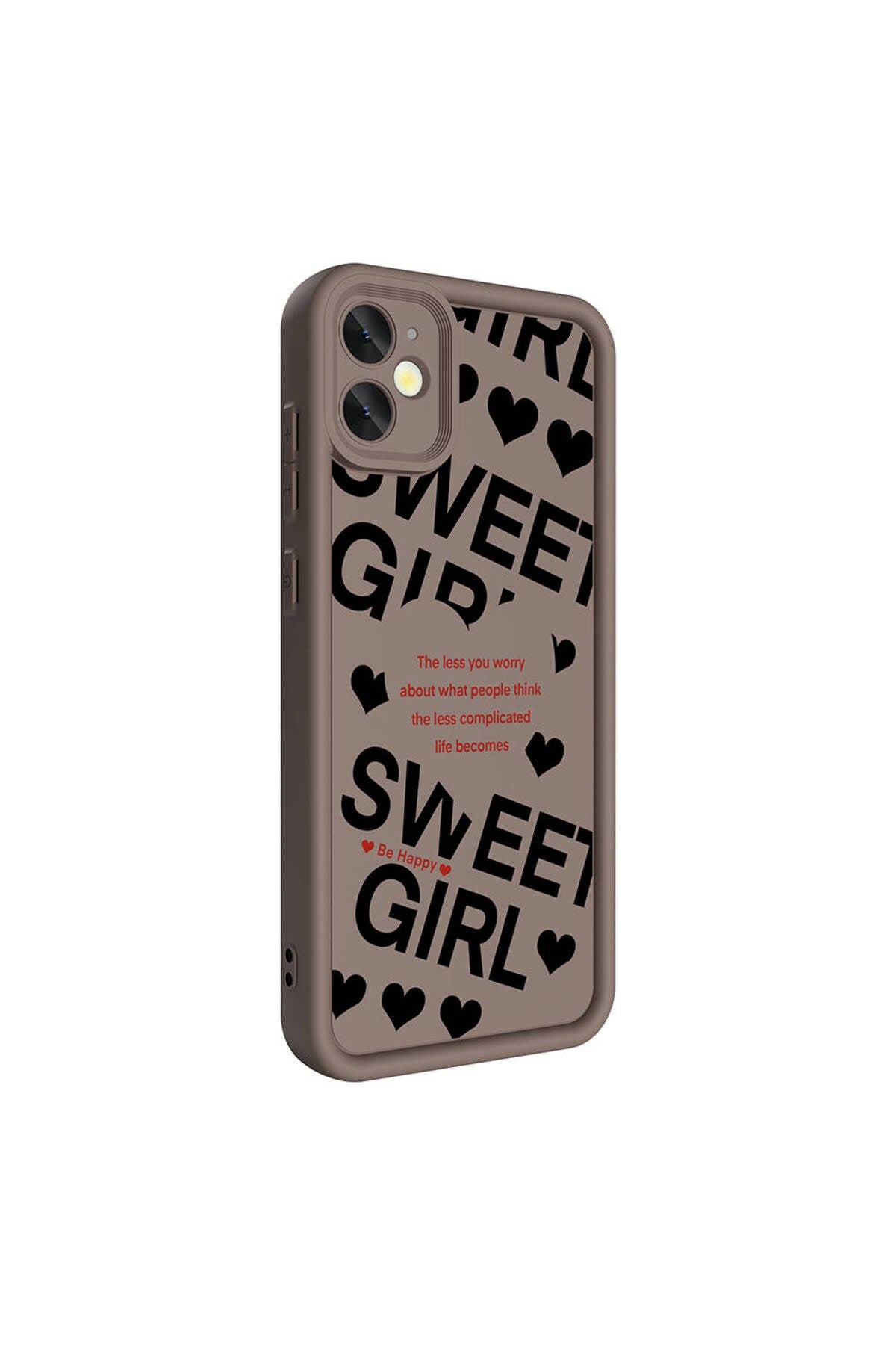iPhone 11 Kılıf Kamera Korumalı Baskılı Arka Yüzey NVTH Klas Kapak - Siyah