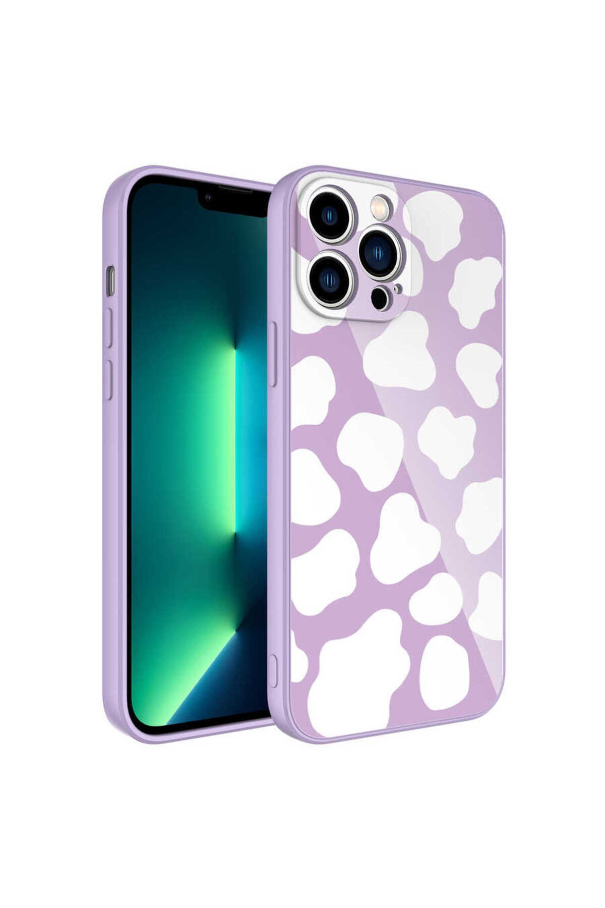 iPhone 11 Pro Max Uyumlu Kamera Korumalı Desenli Sert Silikon NVTH Epoksi Kılıf-NO6