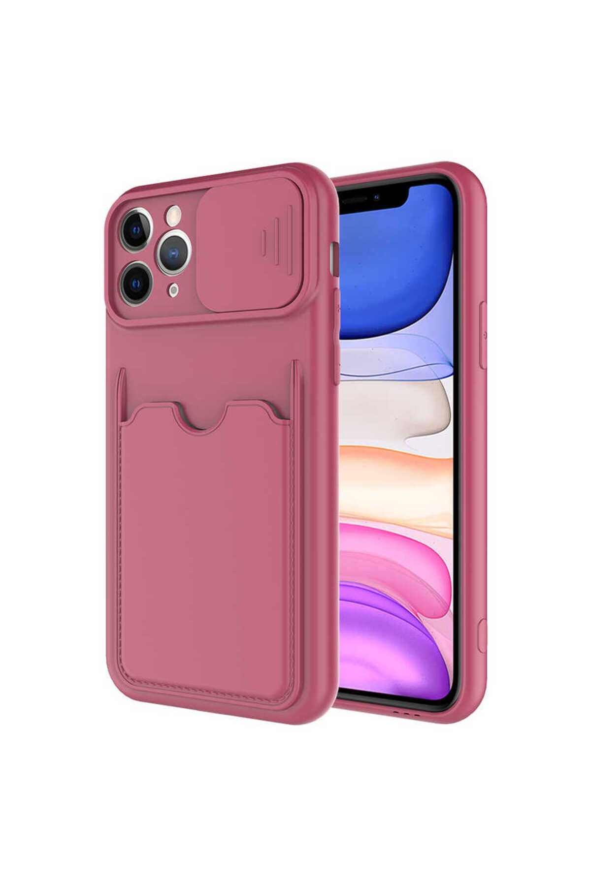 iPhone 11 Pro Max Uyumlu NVTH Kartix Kılıf-Koyu Mor
