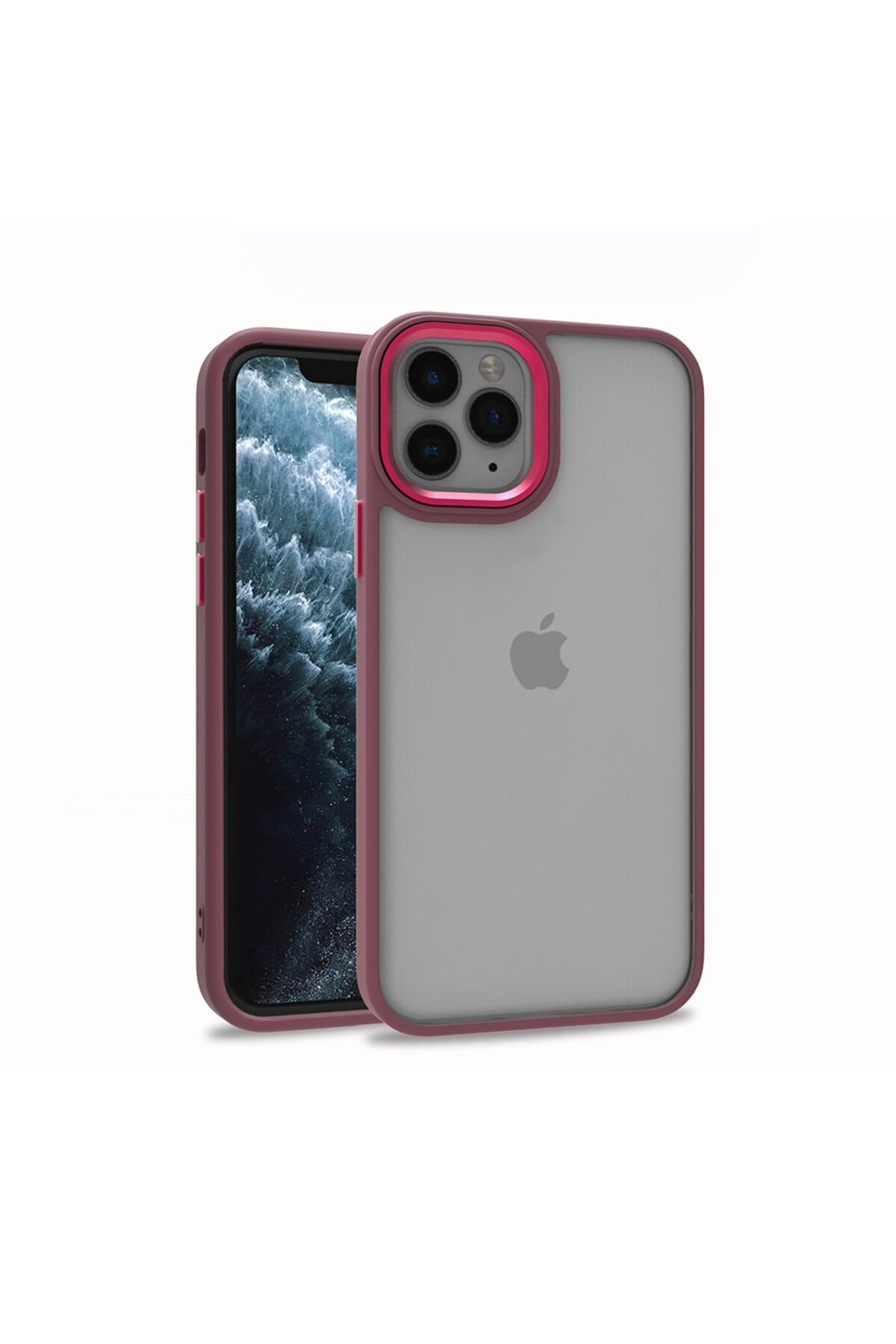iPhone 11 Pro Uyumlu NVTH Flora Kılıf-Kırmızı