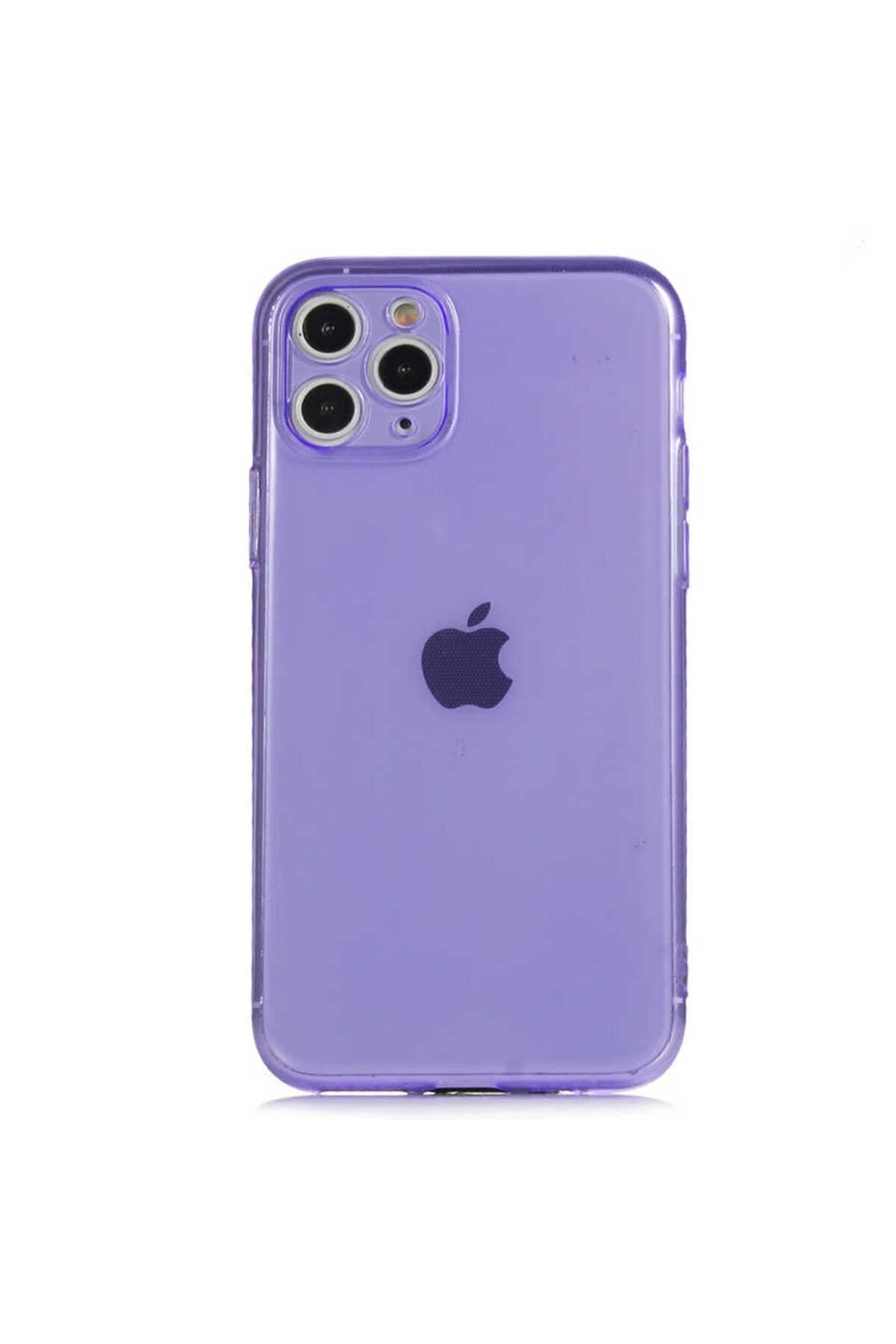 iPhone 11 Pro Uyumlu NVTH Mun Silikon-Mor
