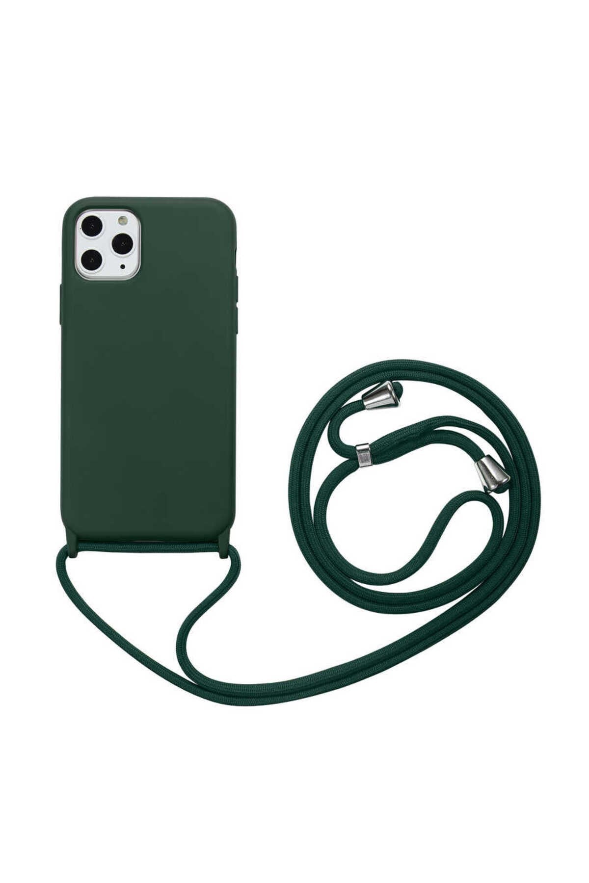 iPhone 11 Pro Uyumlu NVTH Ropi Kılıf-Koyu Yeşil