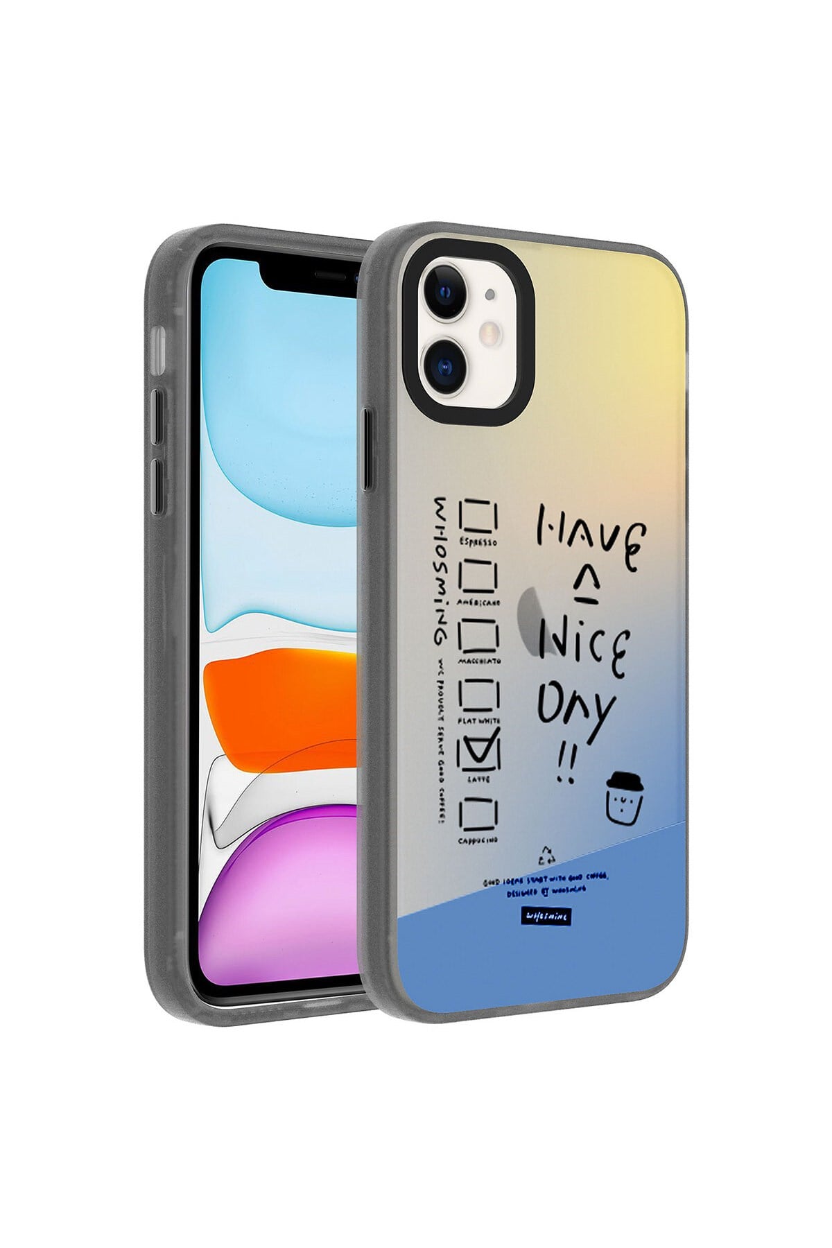iPhone 11 Uyumlu Desenli NVTH Dragon Sert Kılıf-Have