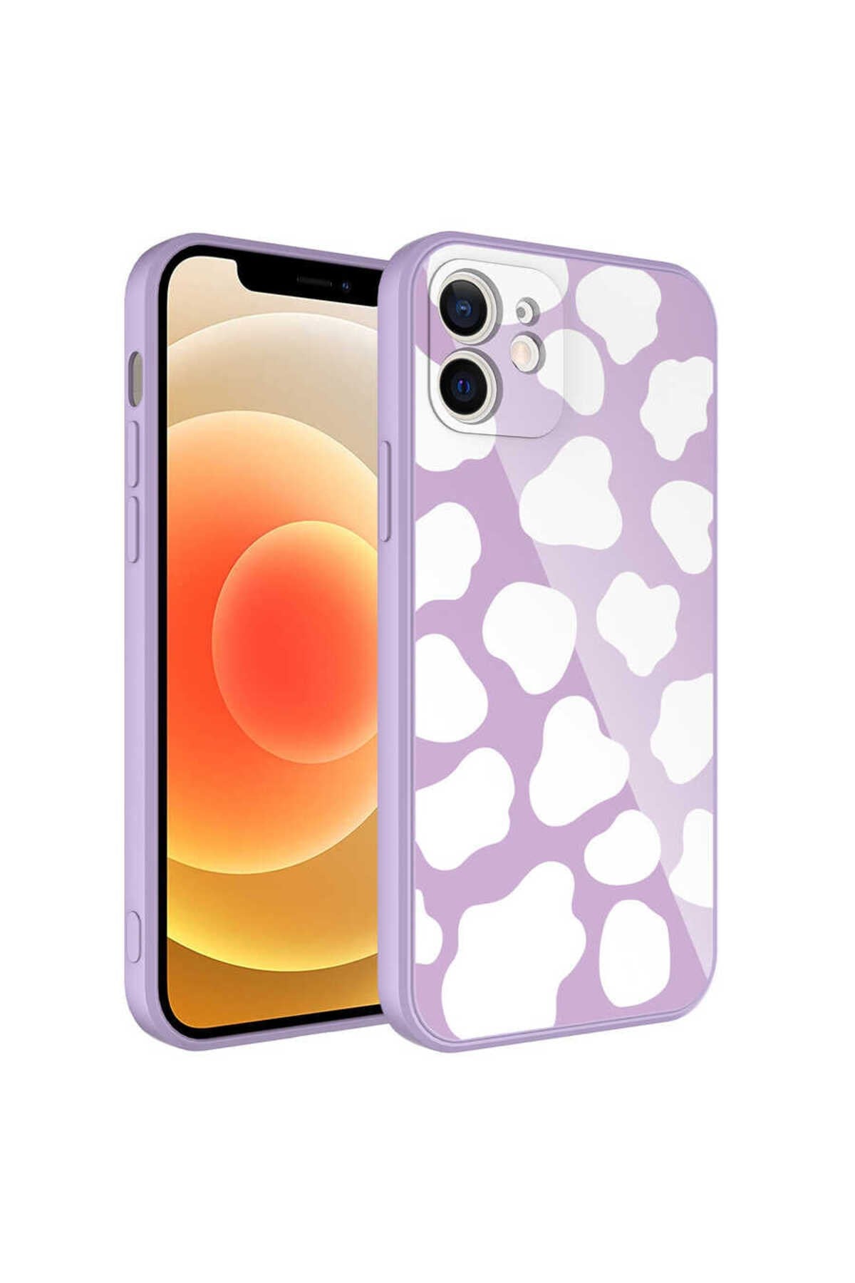 iPhone 11 Uyumlu Kamera Korumalı Desenli Sert Silikon NVTH Epoksi Kılıf-NO6