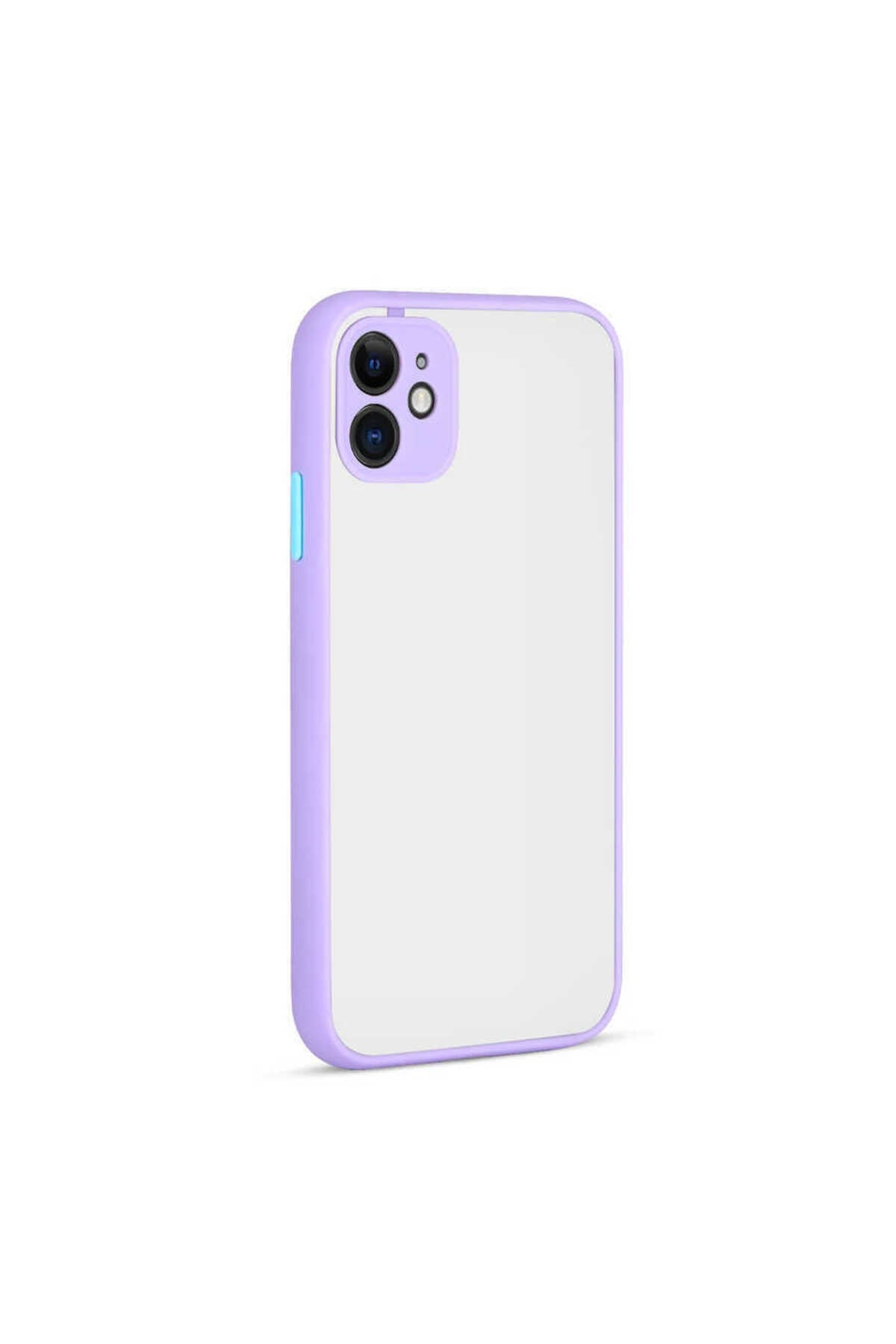 iPhone 11 Uyumlu NVTH Hux Kılıf-Lila