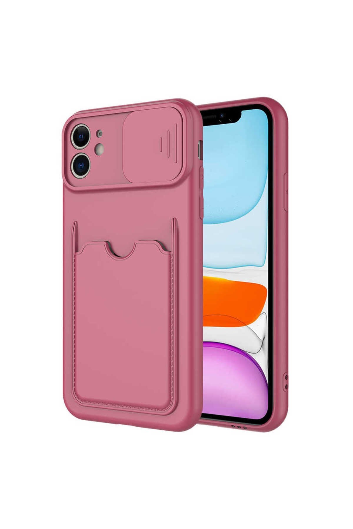 iPhone 11 Uyumlu NVTH Kartix Kılıf-Koyu Mor