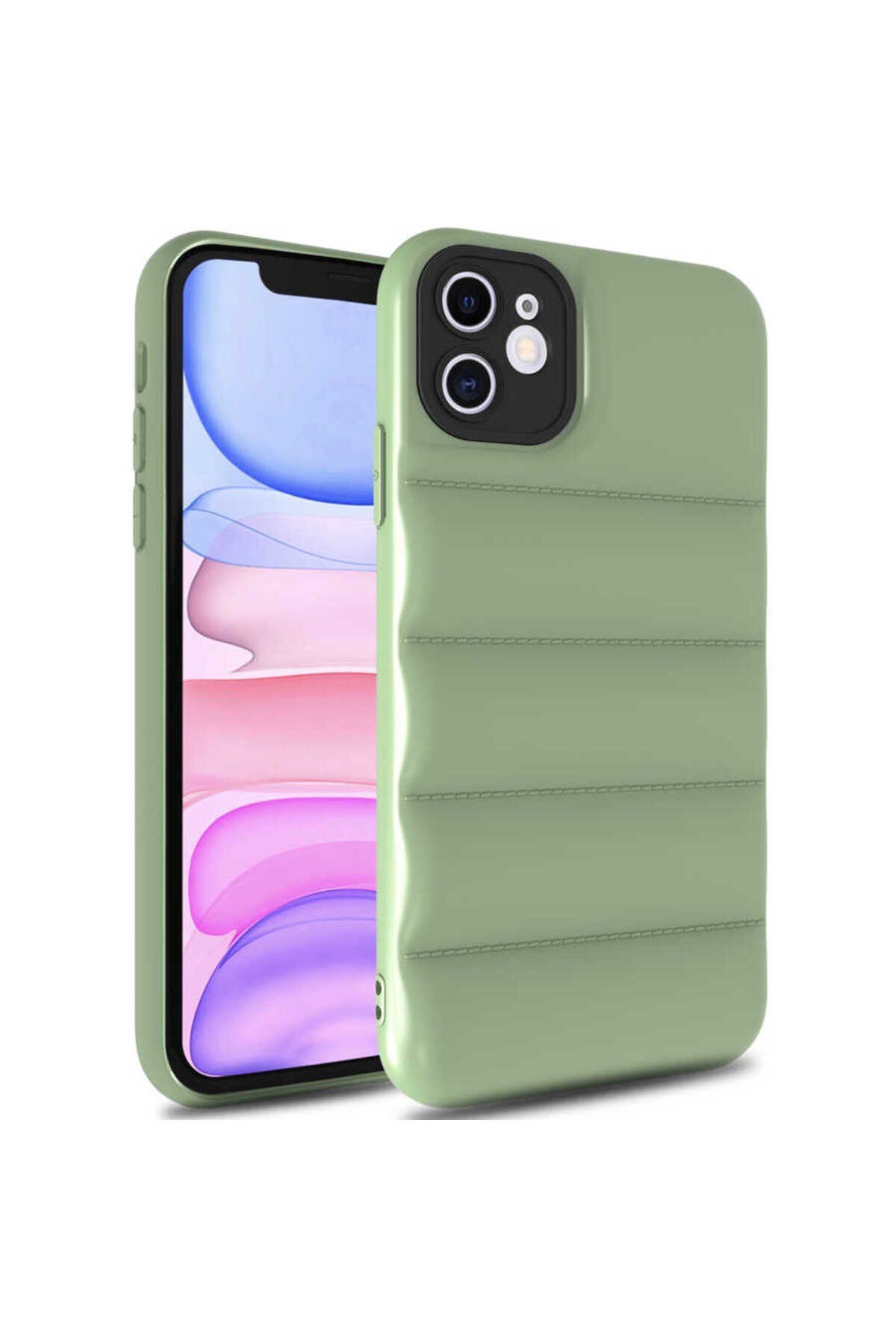 iPhone 11 Uyumlu NVTH Kasis Kılıf-Açık Yeşil