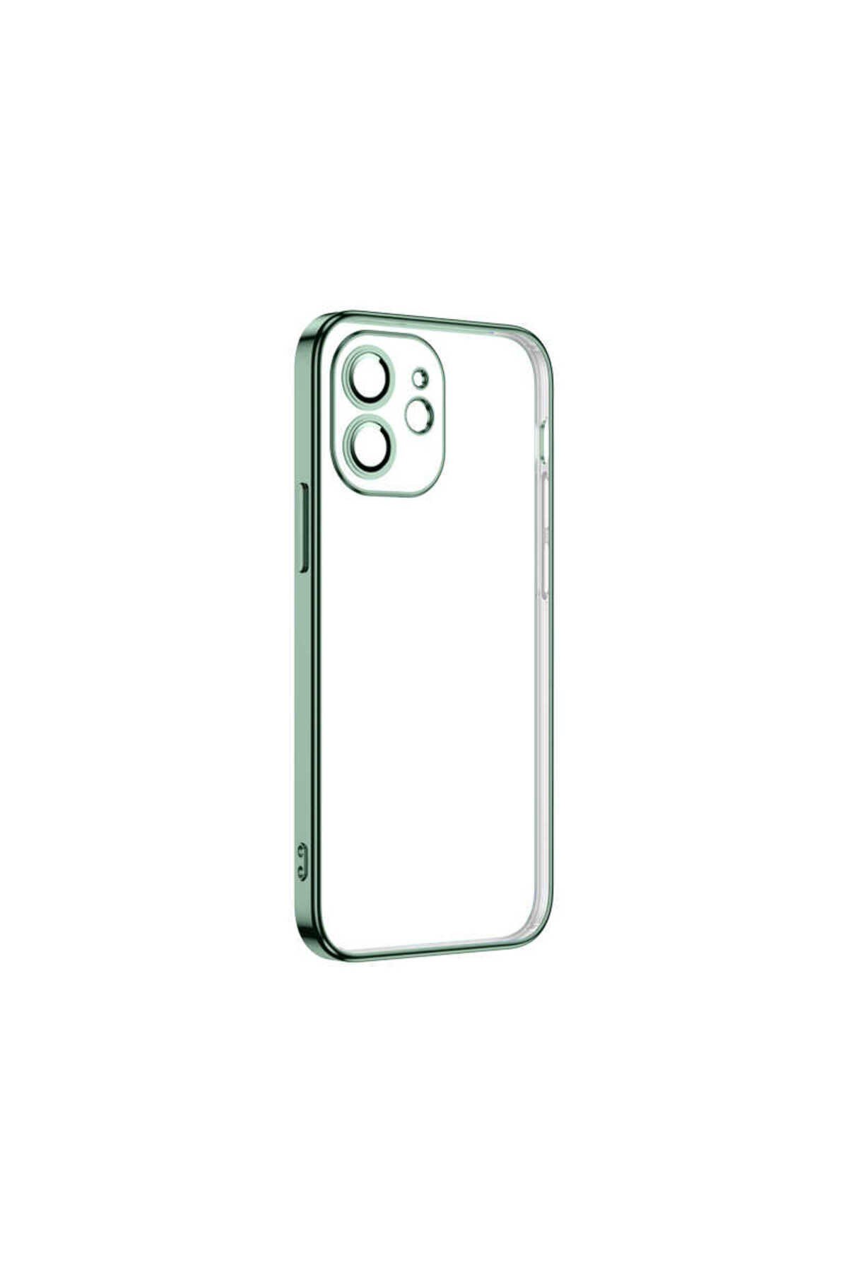 iPhone 11 Uyumlu NVTH Krep Kılıf-Yeşil