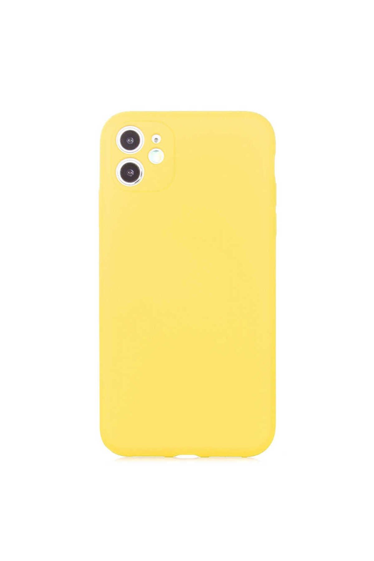 iPhone 11 Uyumlu NVTH Mara Kılıf-Sarı