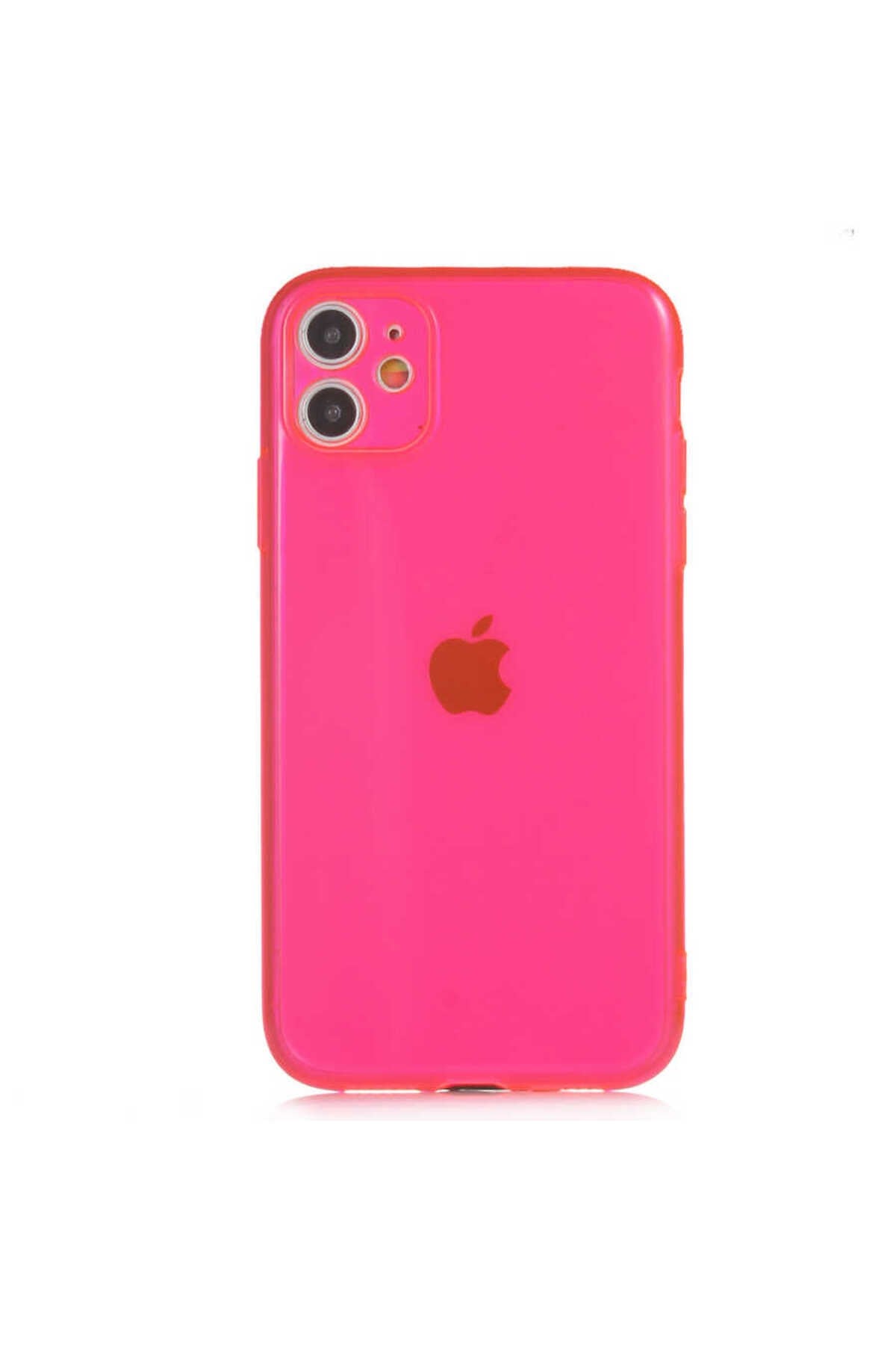iPhone 11 Uyumlu NVTH Mun Silikon-Pembe