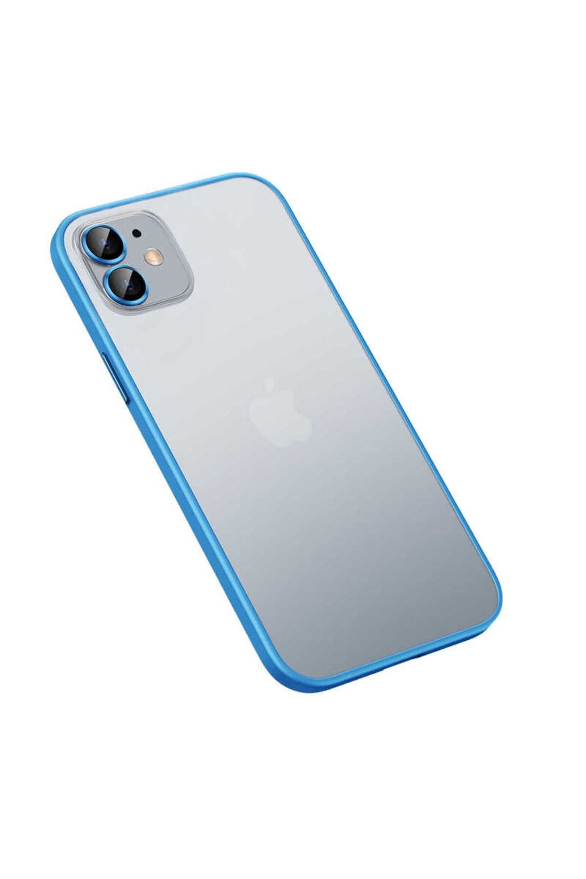 iPhone 11 Uyumlu NVTH Retro Kılıf-Mavi