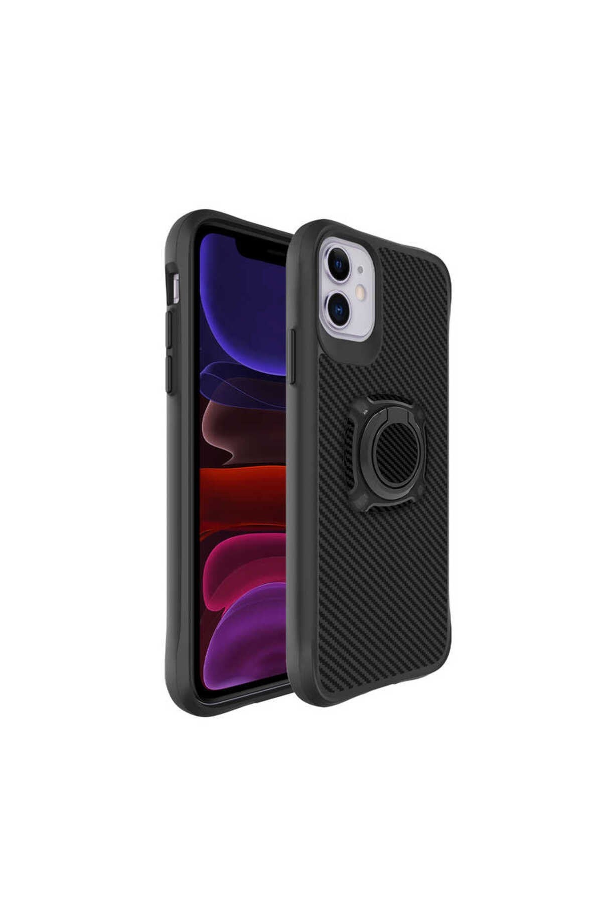 iPhone 11 Uyumlu NVTH Timo Kılıf-Siyah
