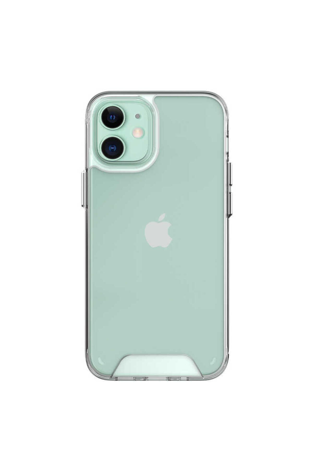 iPhone 12 Mini Uyumlu NVTH Gard Silikon-Renksiz