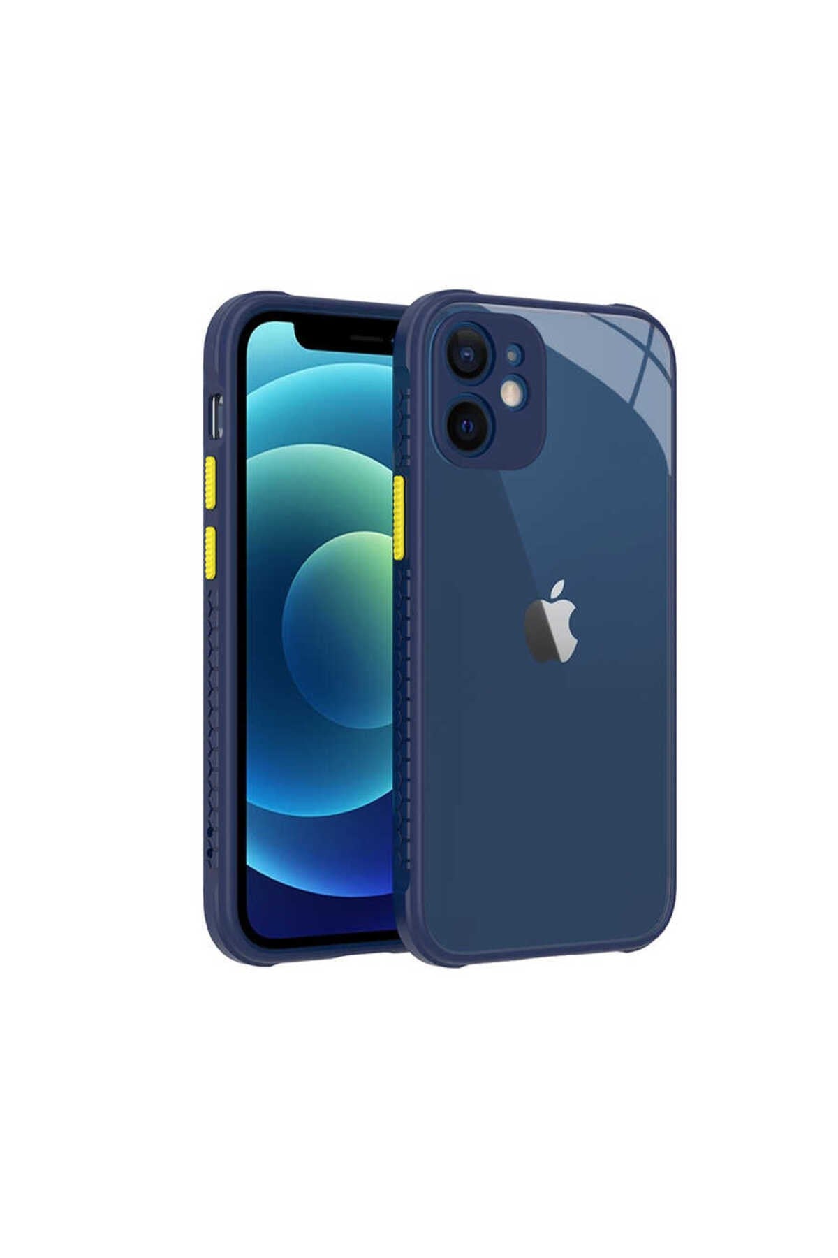 iPhone 12 Mini Uyumlu NVTH Kaff Kılıf-Lacivert