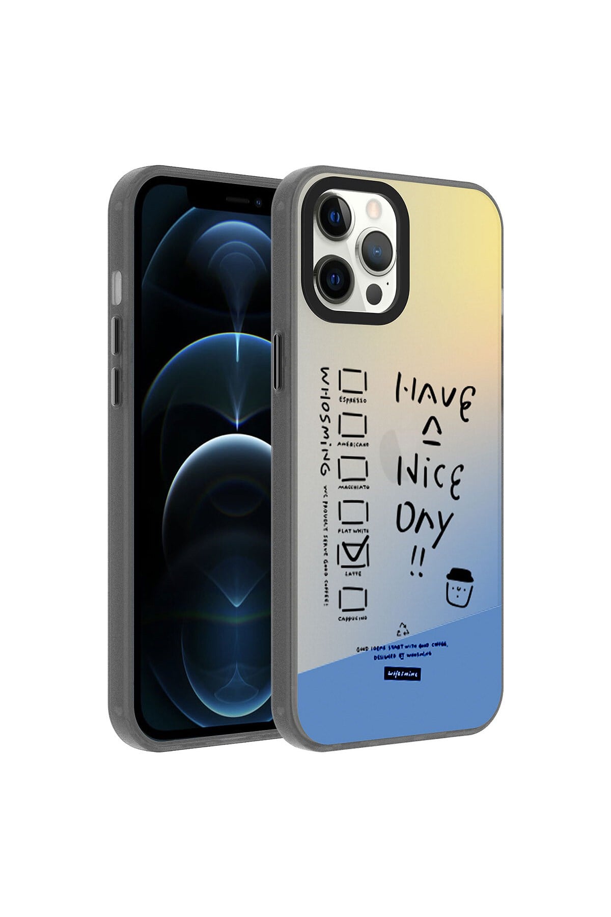 iPhone 12 Pro Max Uyumlu Desenli NVTH Dragon Sert Kılıf-Have