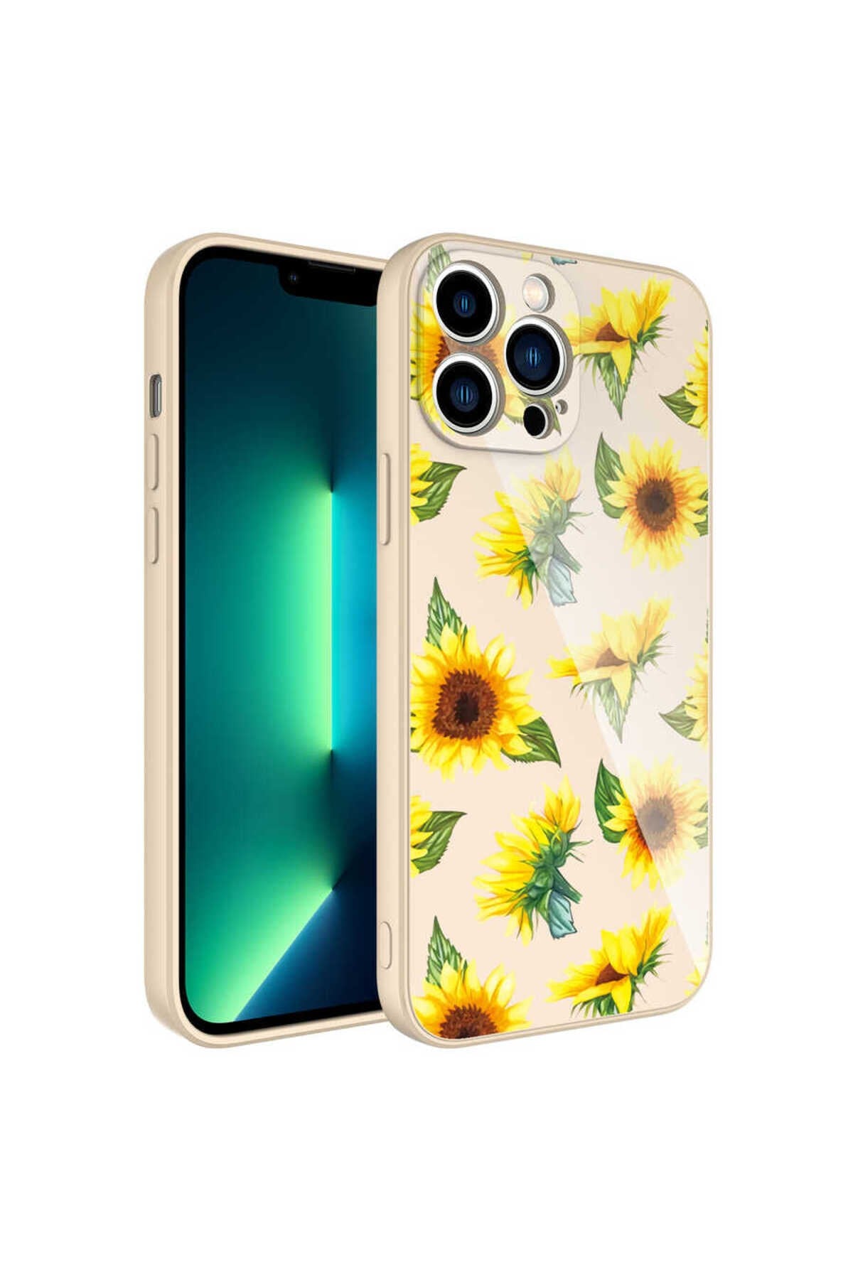 iPhone 12 Pro Max Uyumlu Kamera Korumalı Desenli Sert Silikon NVTH Epoksi Kılıf-NO2