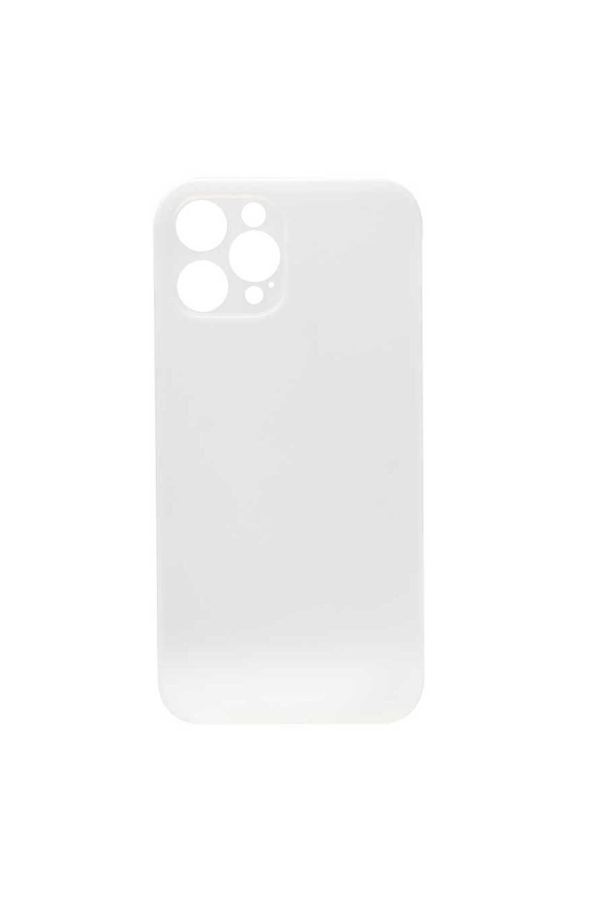 iPhone 12 Pro Max Uyumlu NVTH 1.Kalite PP Silikon-Beyaz