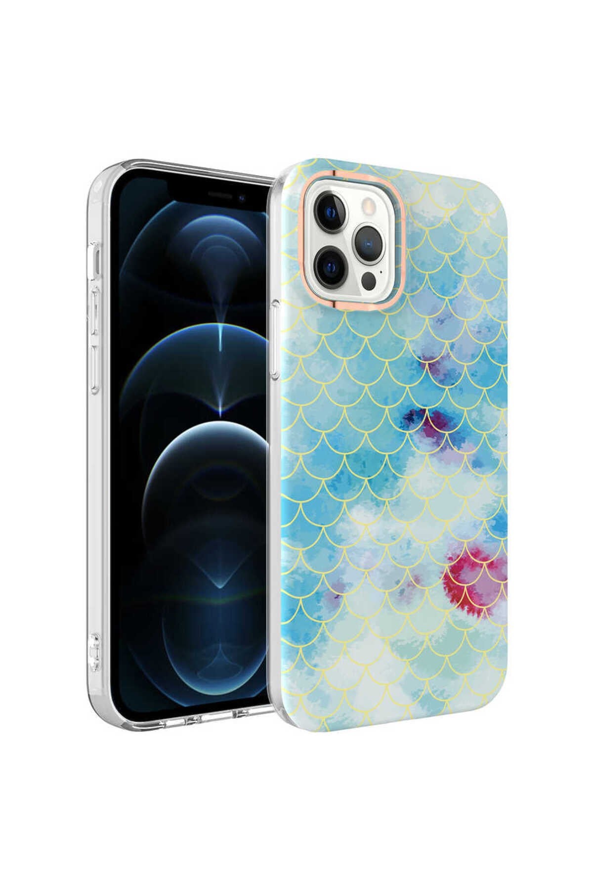 iPhone 12 Pro Max Uyumlu NVTH Bella Kılıf-Mavi
