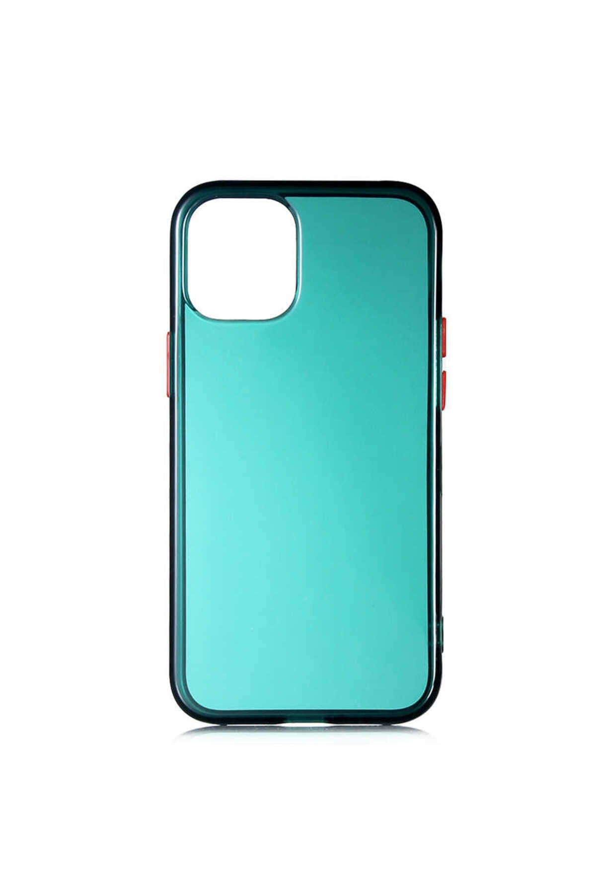 iPhone 12 Pro Max Uyumlu NVTH Bistro Kılıf-Koyu Yeşil