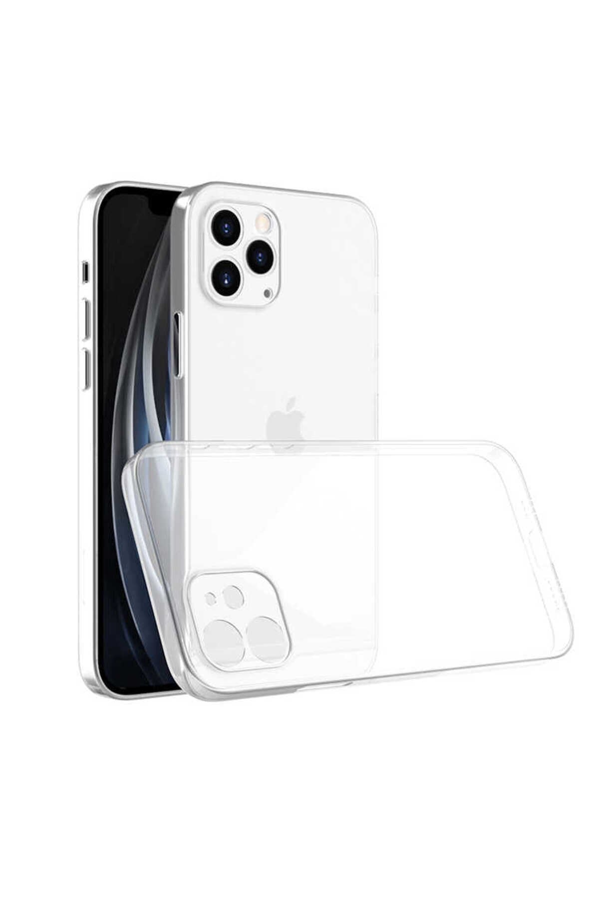 iPhone 12 Pro Max Uyumlu NVTH Blok Kılıf-Renksiz