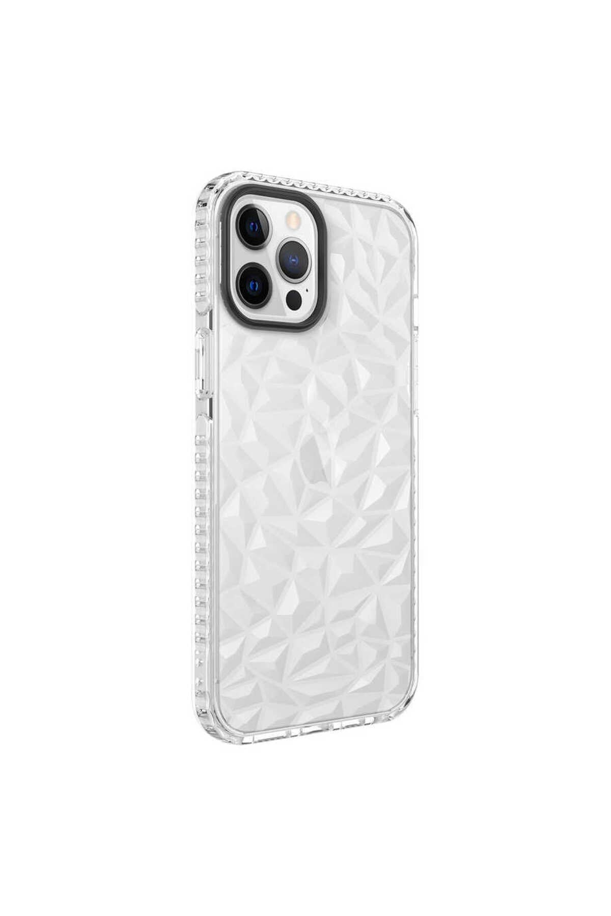 iPhone 12 Pro Max Uyumlu NVTH Buzz Kılıf-Beyaz