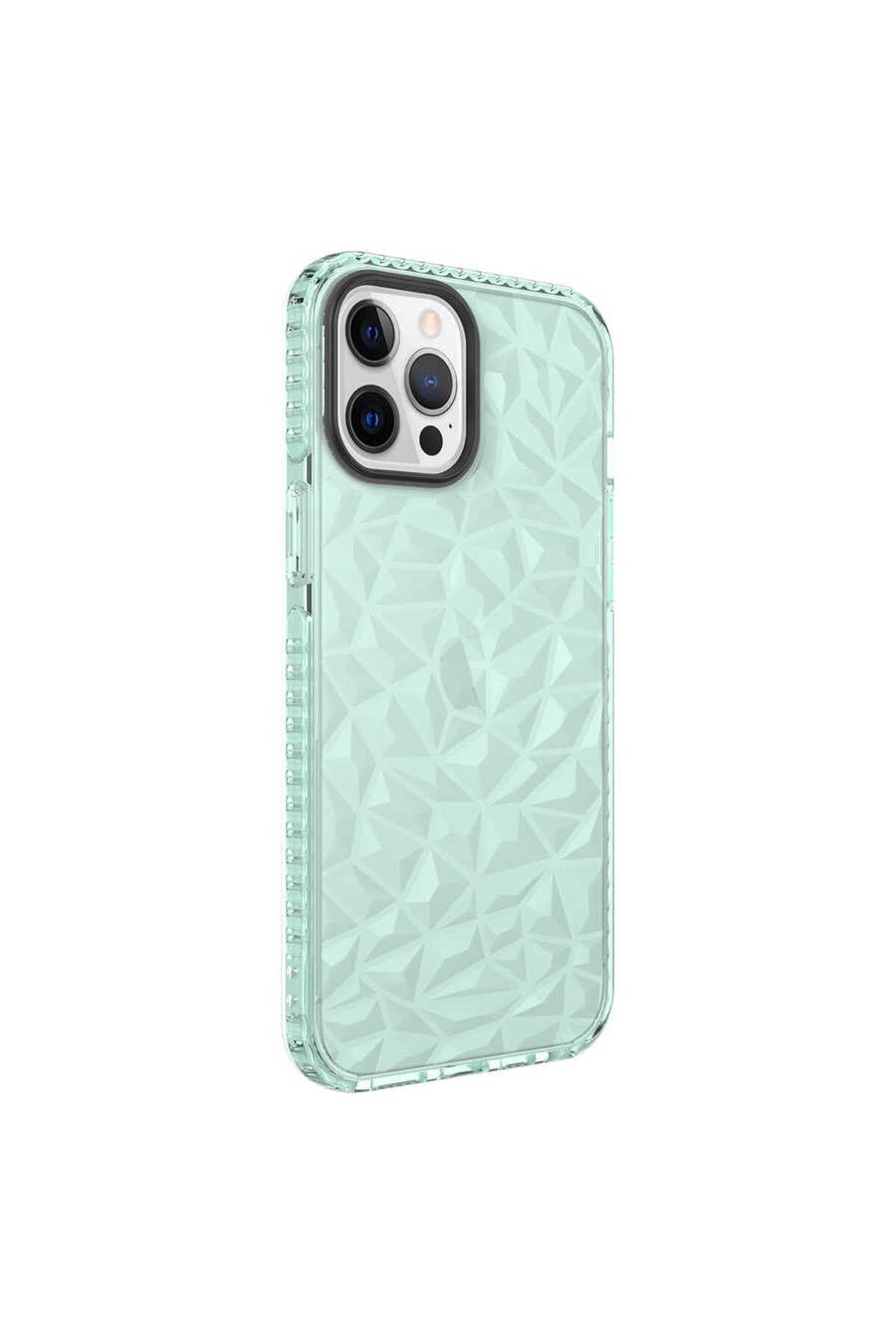 iPhone 12 Pro Max Uyumlu NVTH Buzz Kılıf-Yeşil