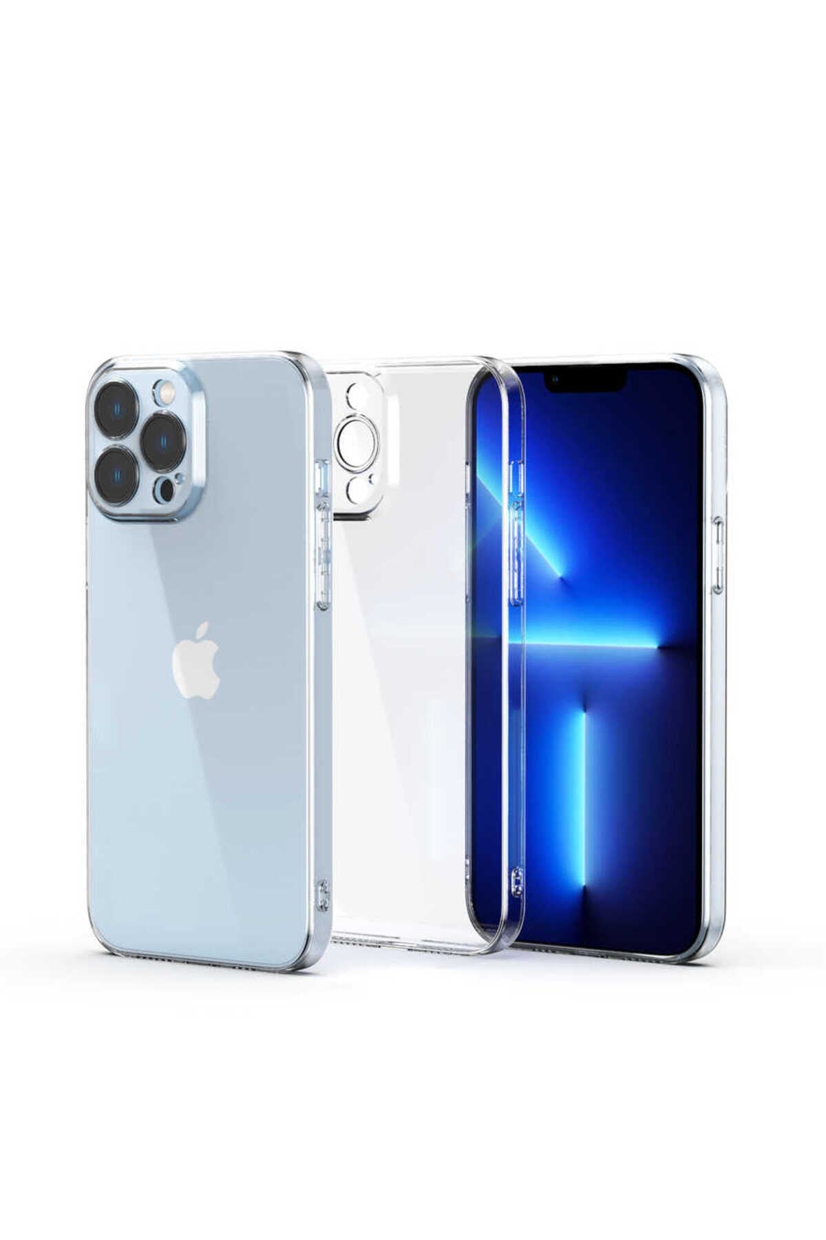iPhone 12 Pro Max Uyumlu NVTH Fizy Kılıf-Renksiz